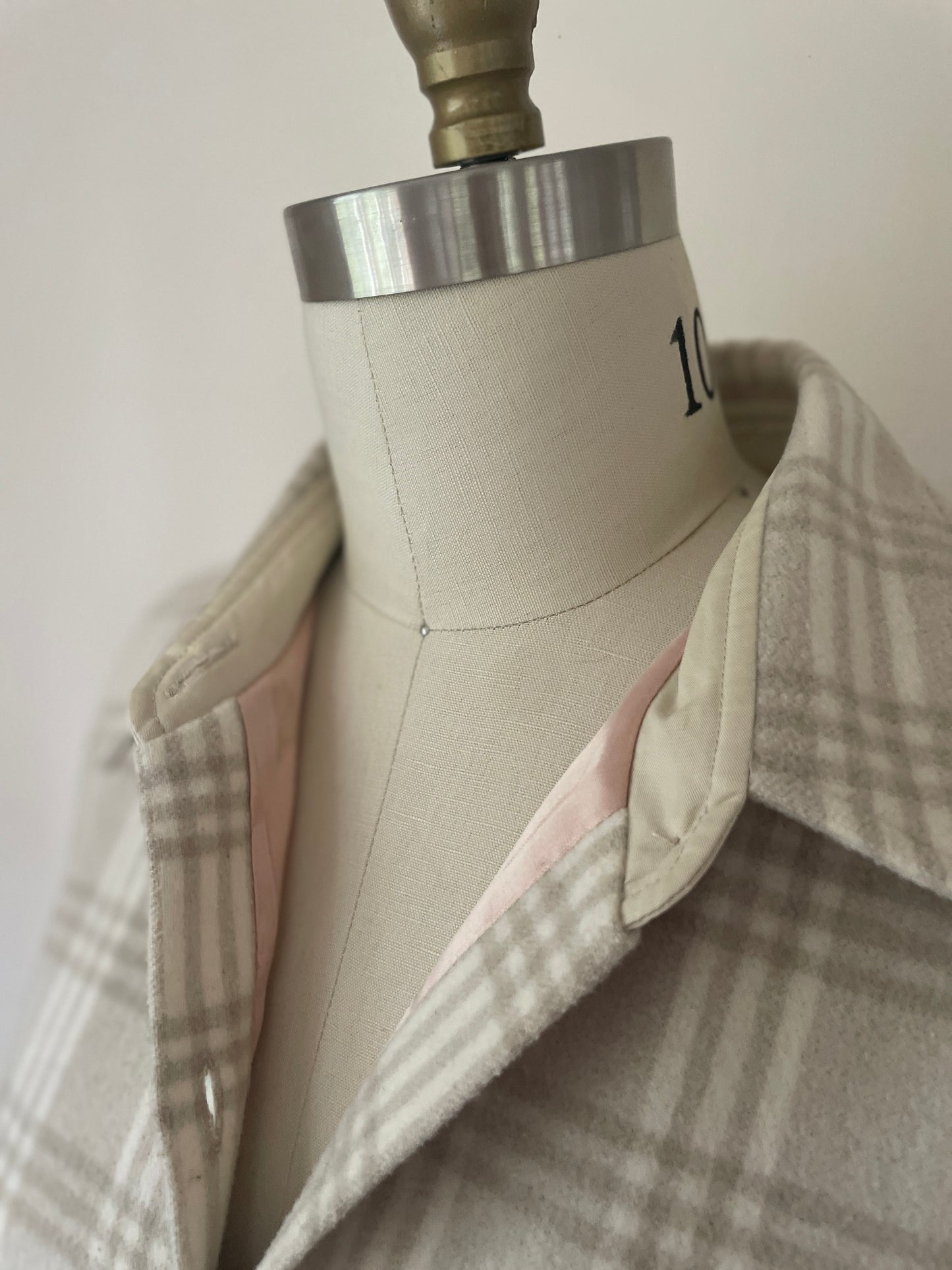 Champagne Blush Wool Shacket