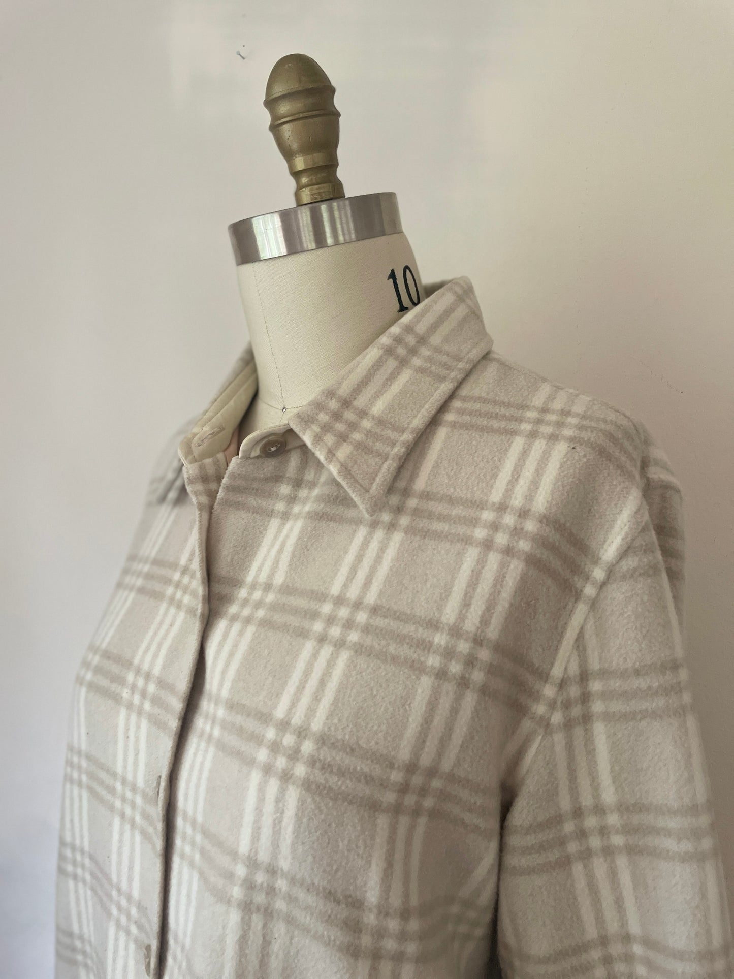 Champagne Blush Wool Shacket