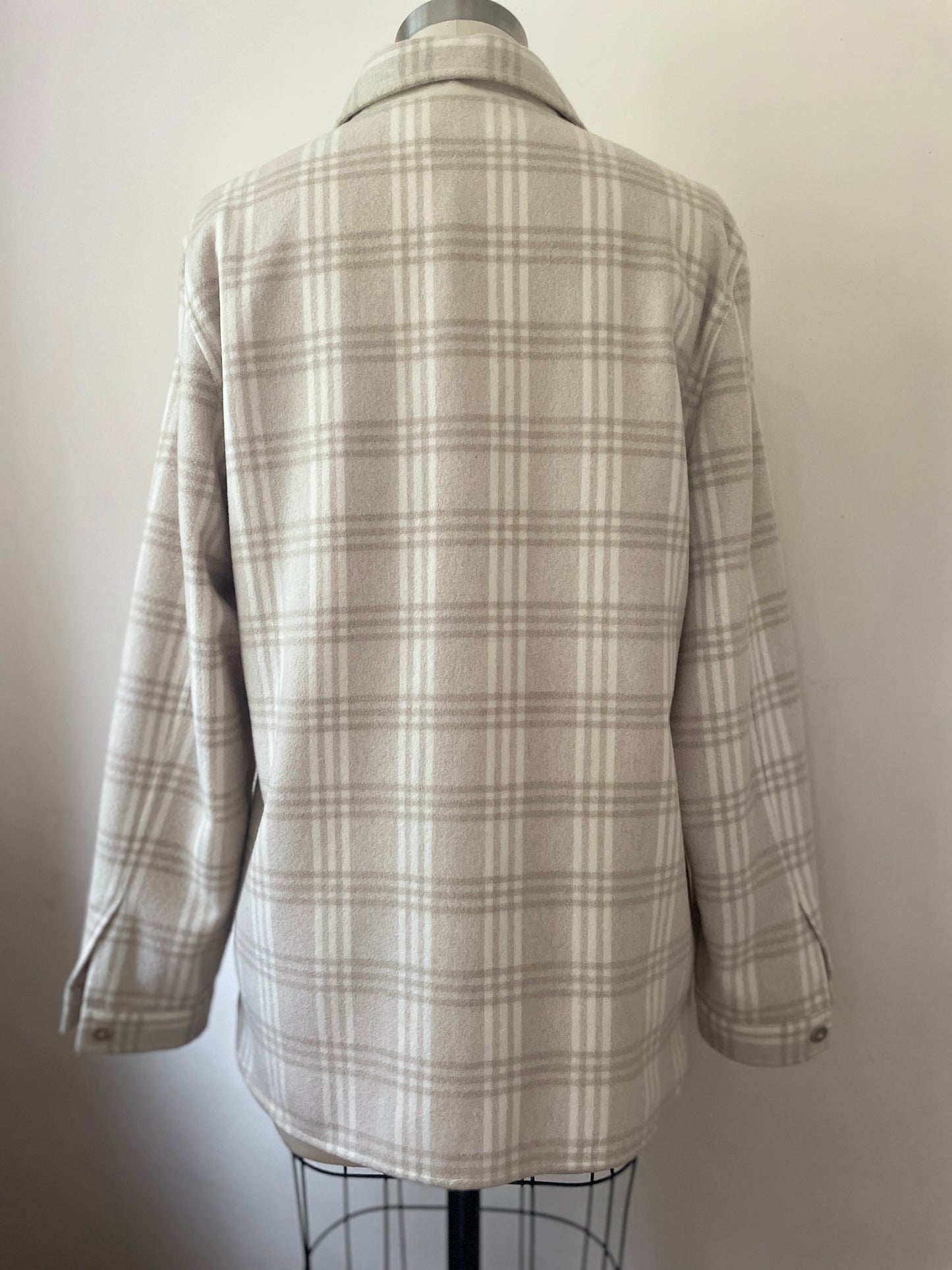 Champagne Blush Wool Shacket