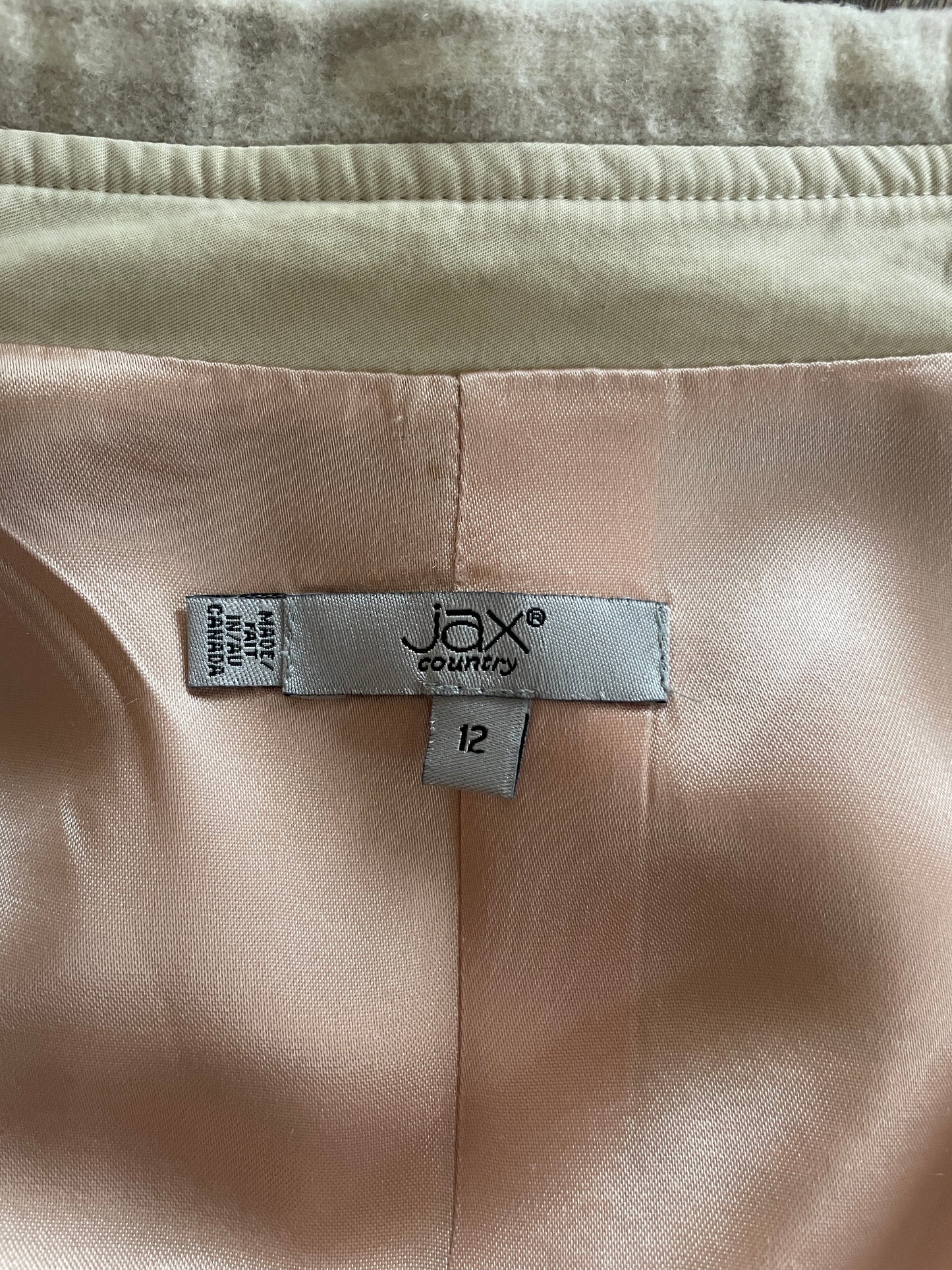 Champagne Blush Wool Shacket