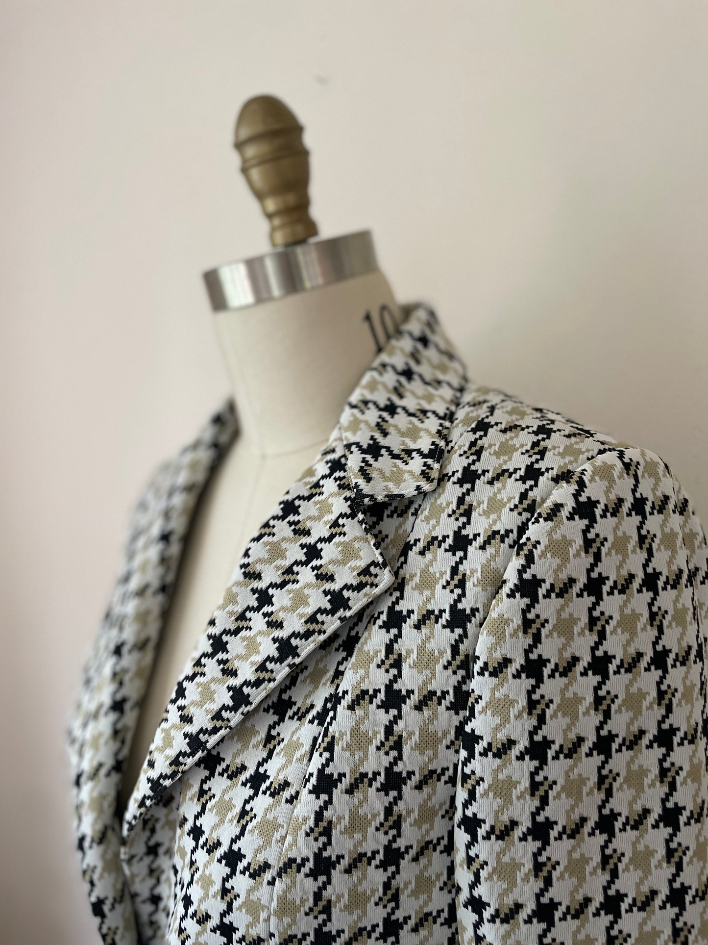 Handmade Houndstooth Blazer