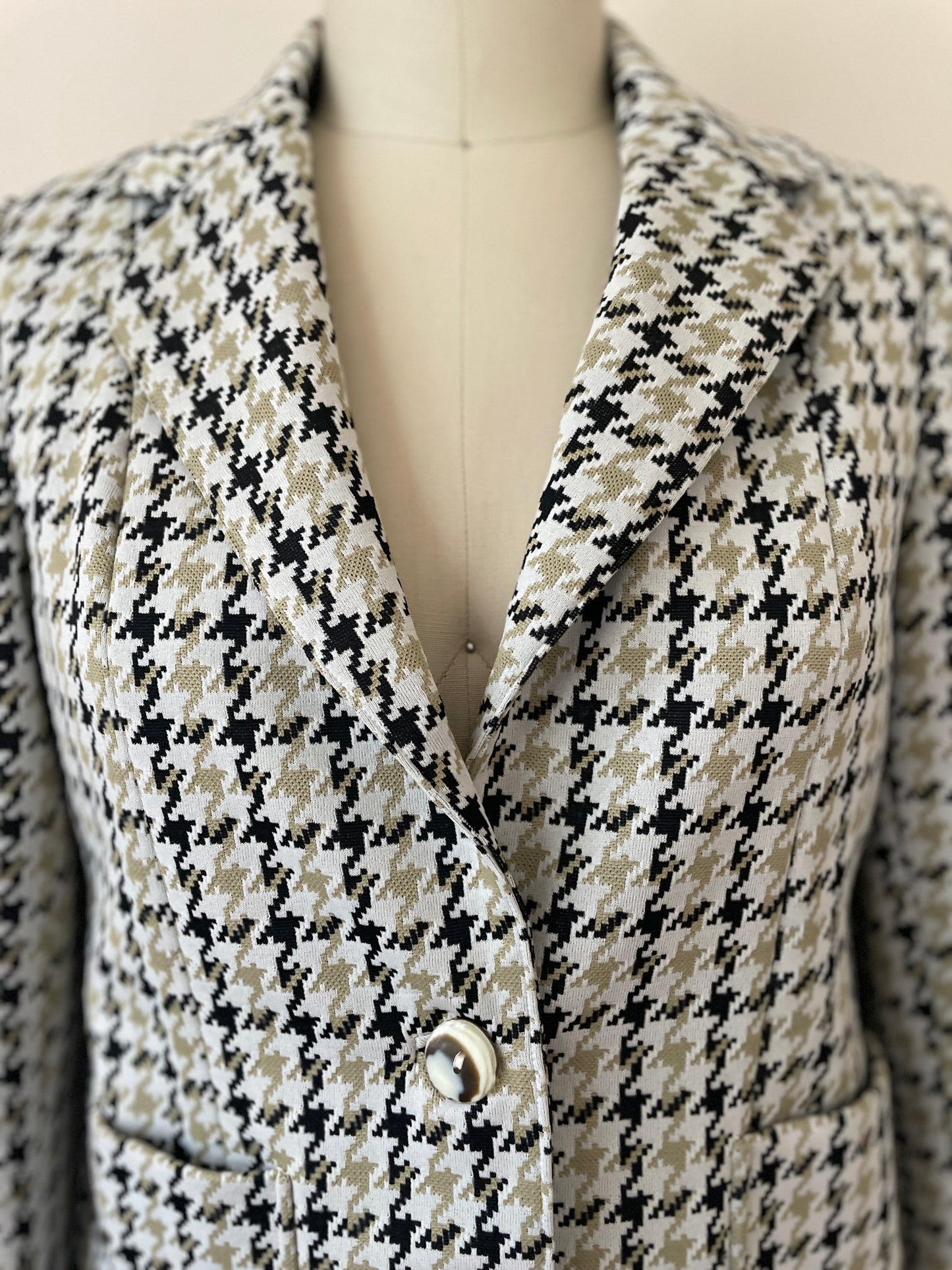 Handmade Houndstooth Blazer