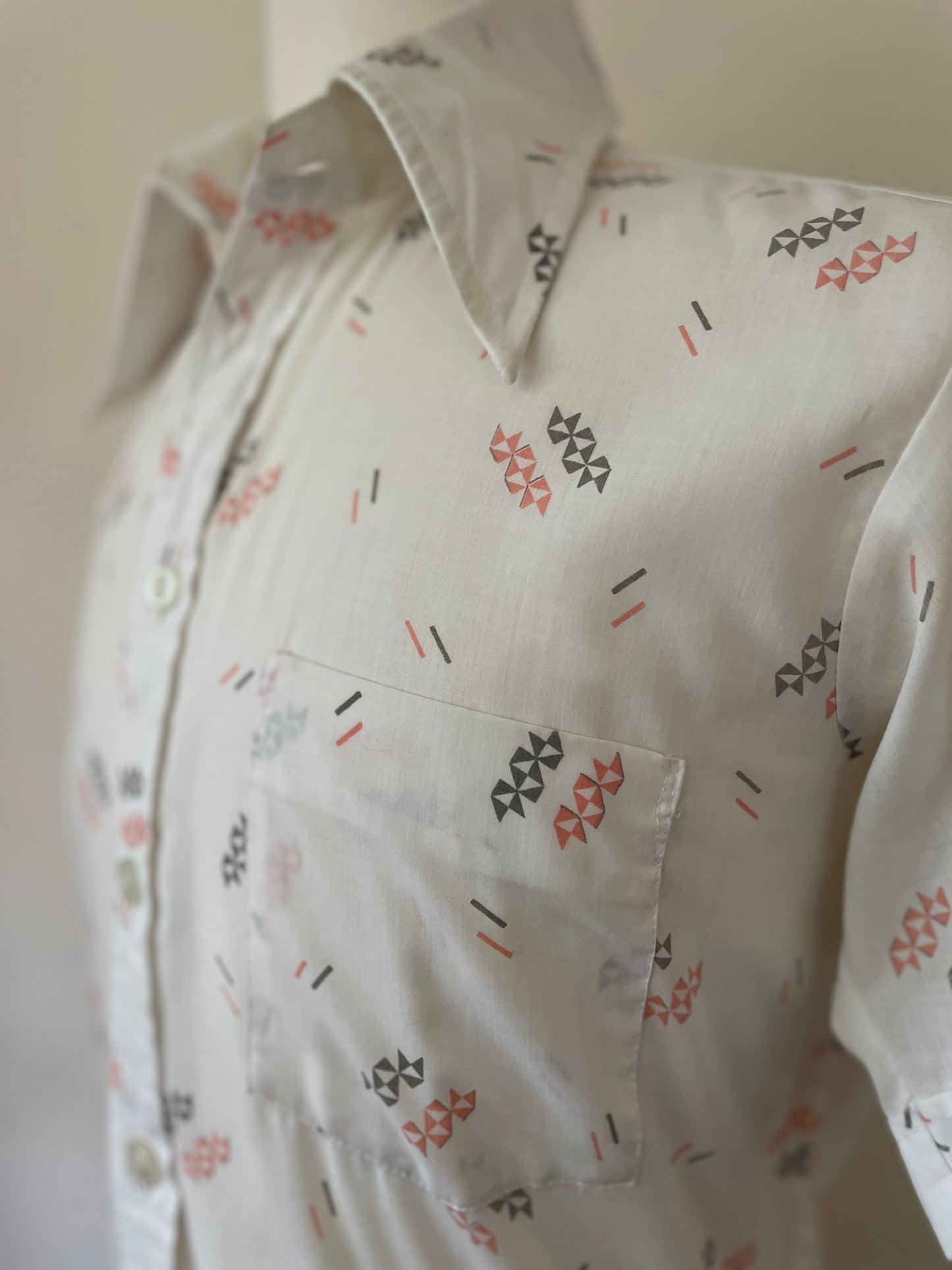 Short-Sleeved Sprinkles Button Up