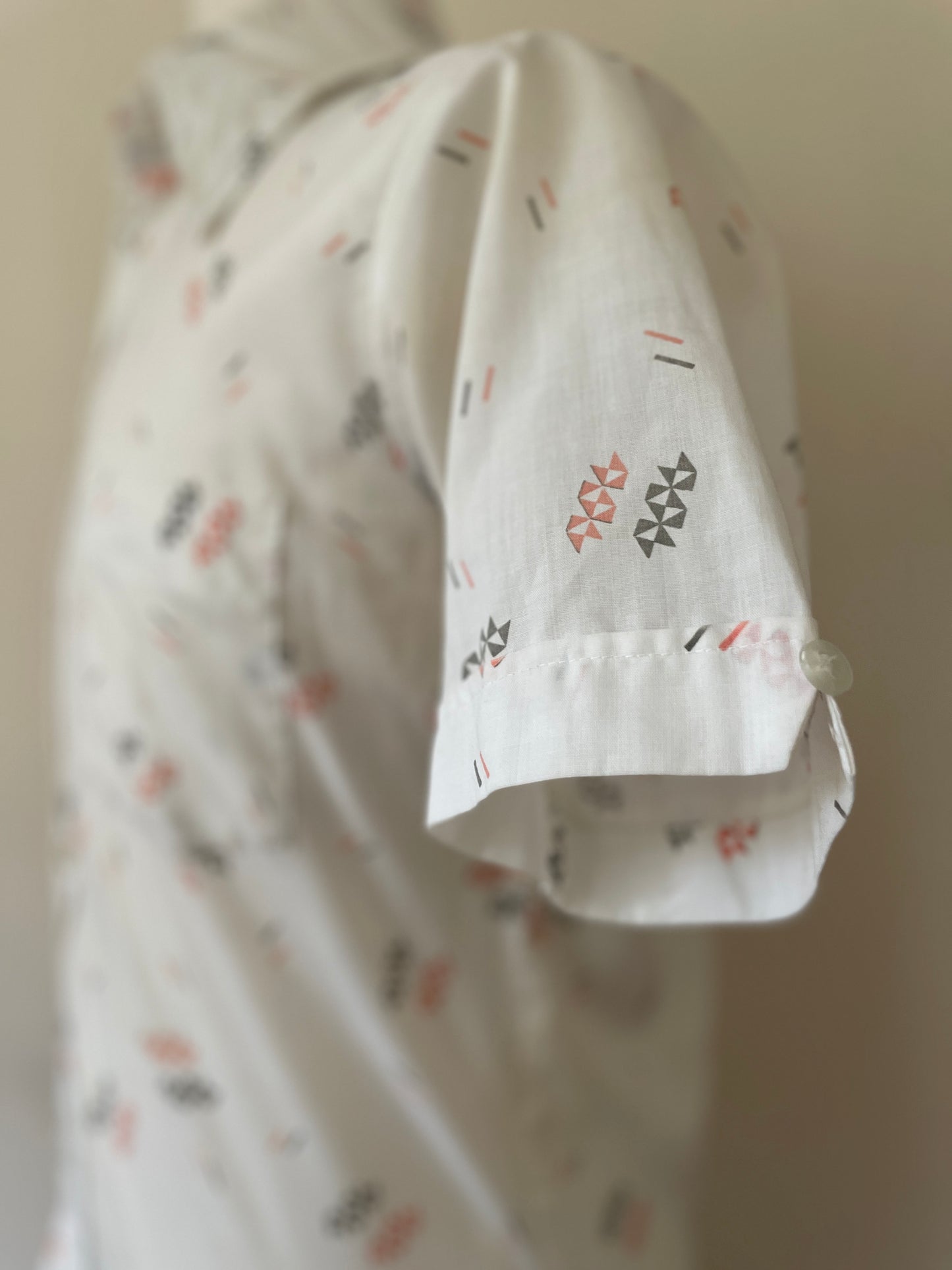 Short-Sleeved Sprinkles Button Up