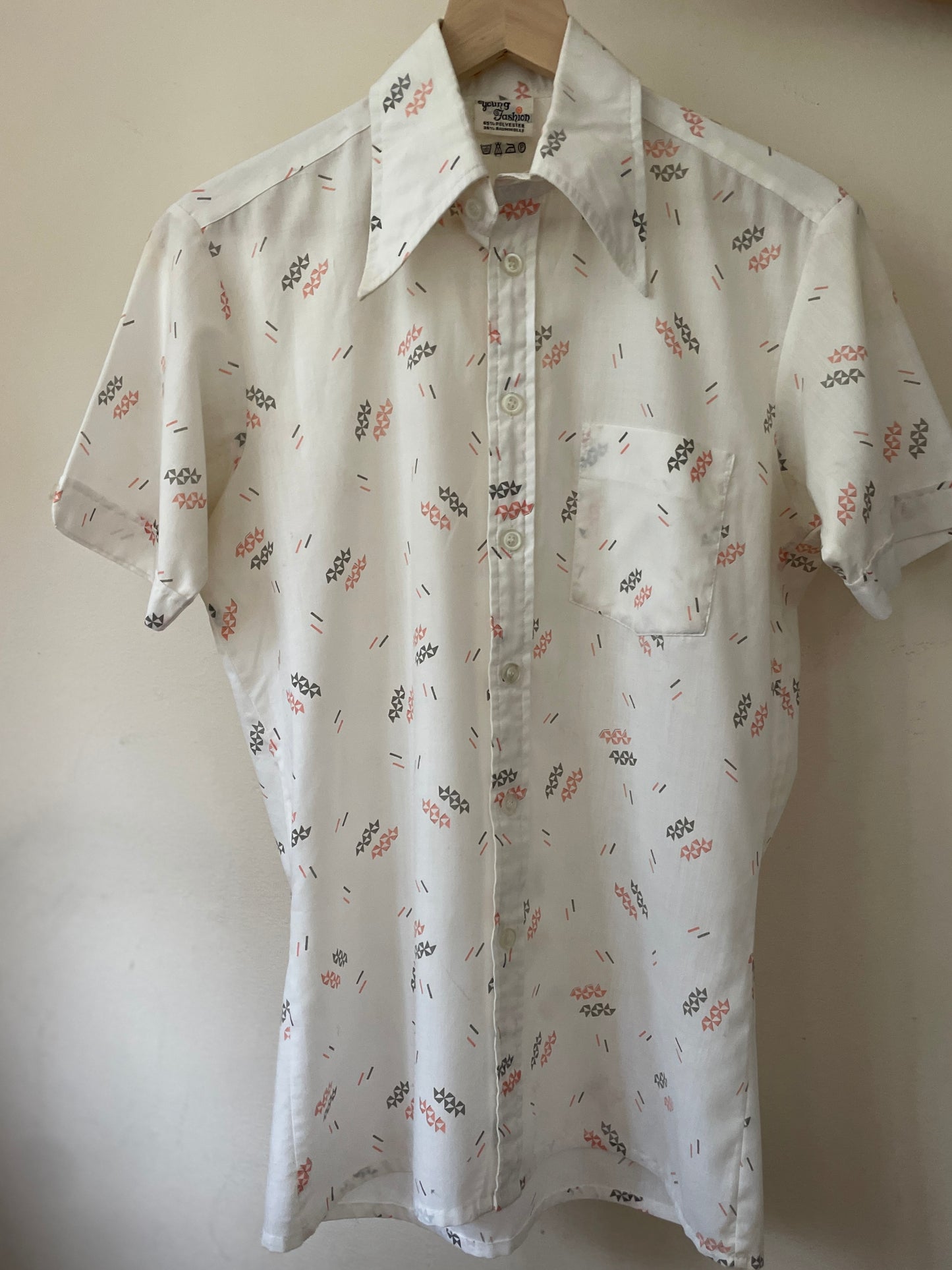 Short-Sleeved Sprinkles Button Up