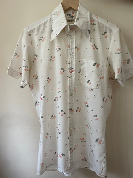 Short-Sleeved Sprinkles Button Up