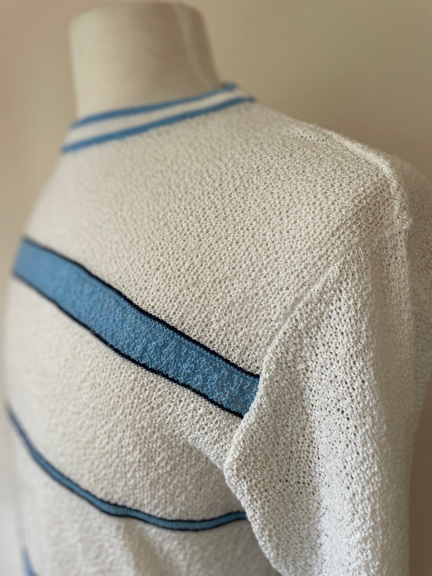 Polyester Stripe Short Sleeve