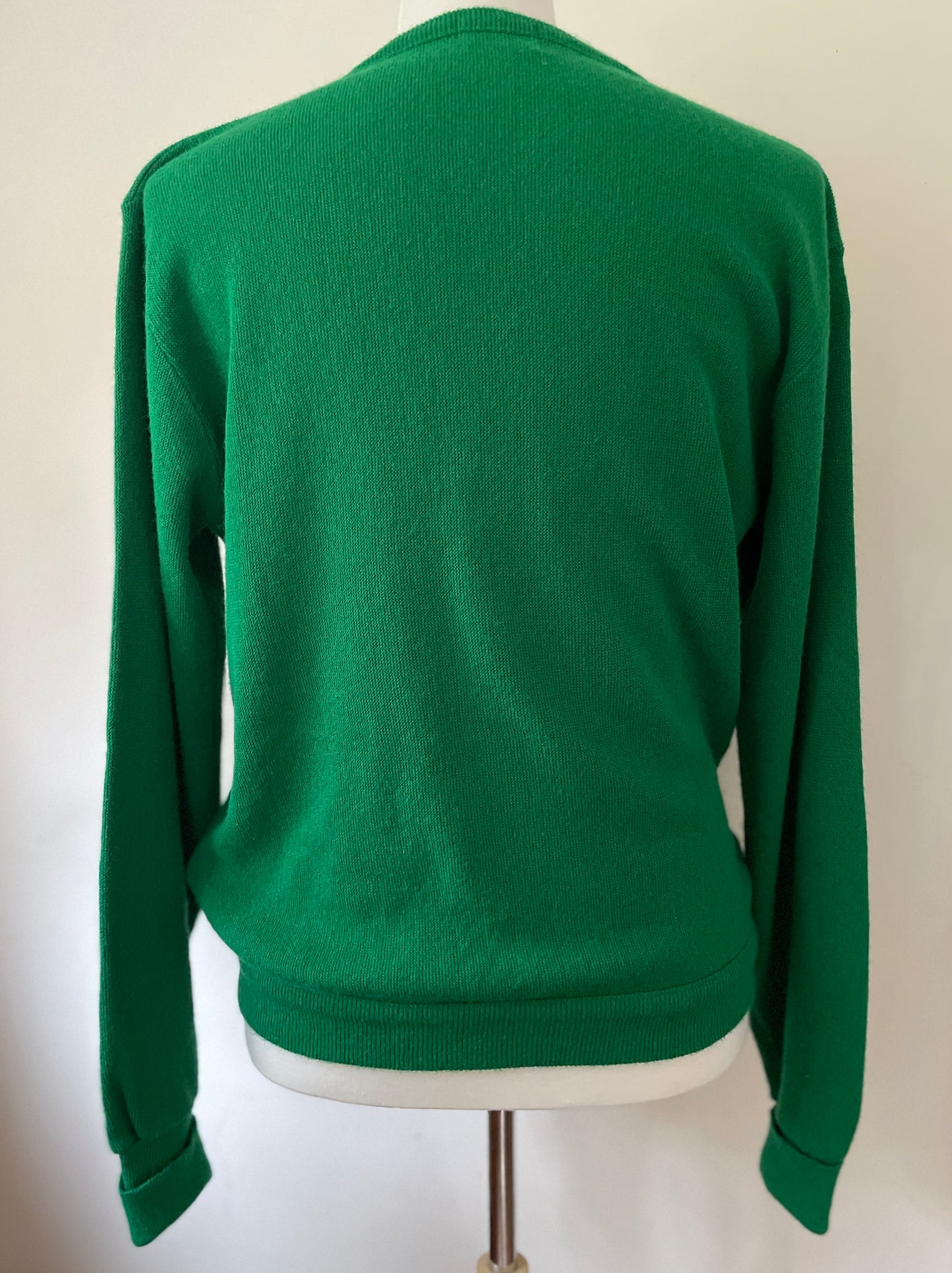Izod Lacoste Rounded Neck Kelly Green Sweater