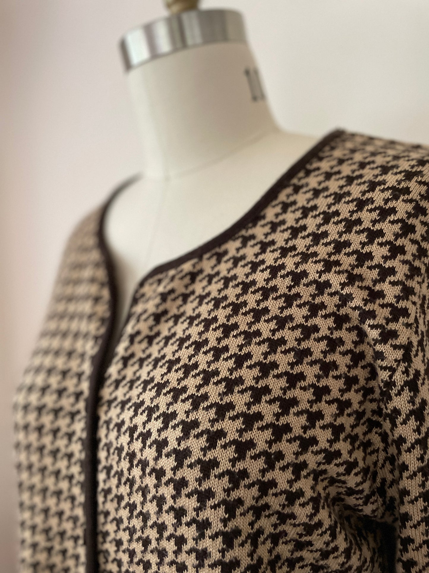 Houndstooth Cardigan