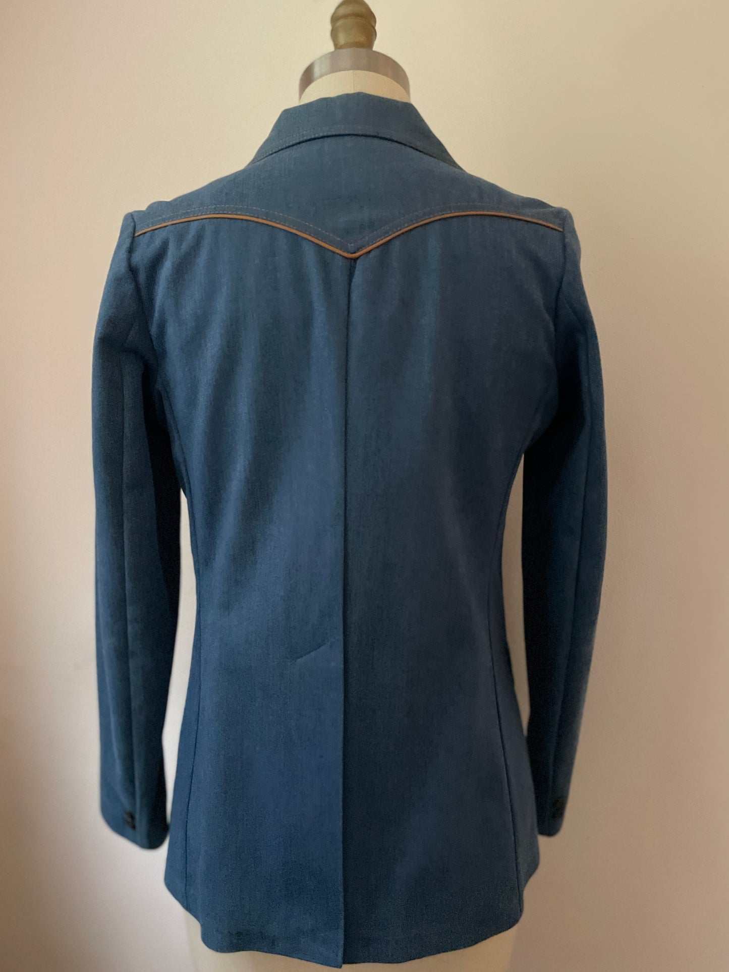 70s Lee Denim Western Blazer
