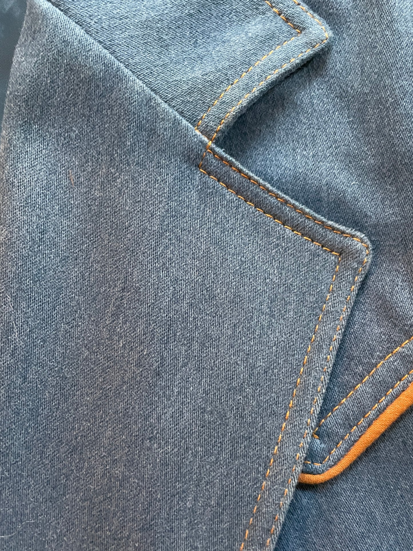 70s Lee Denim Western Blazer