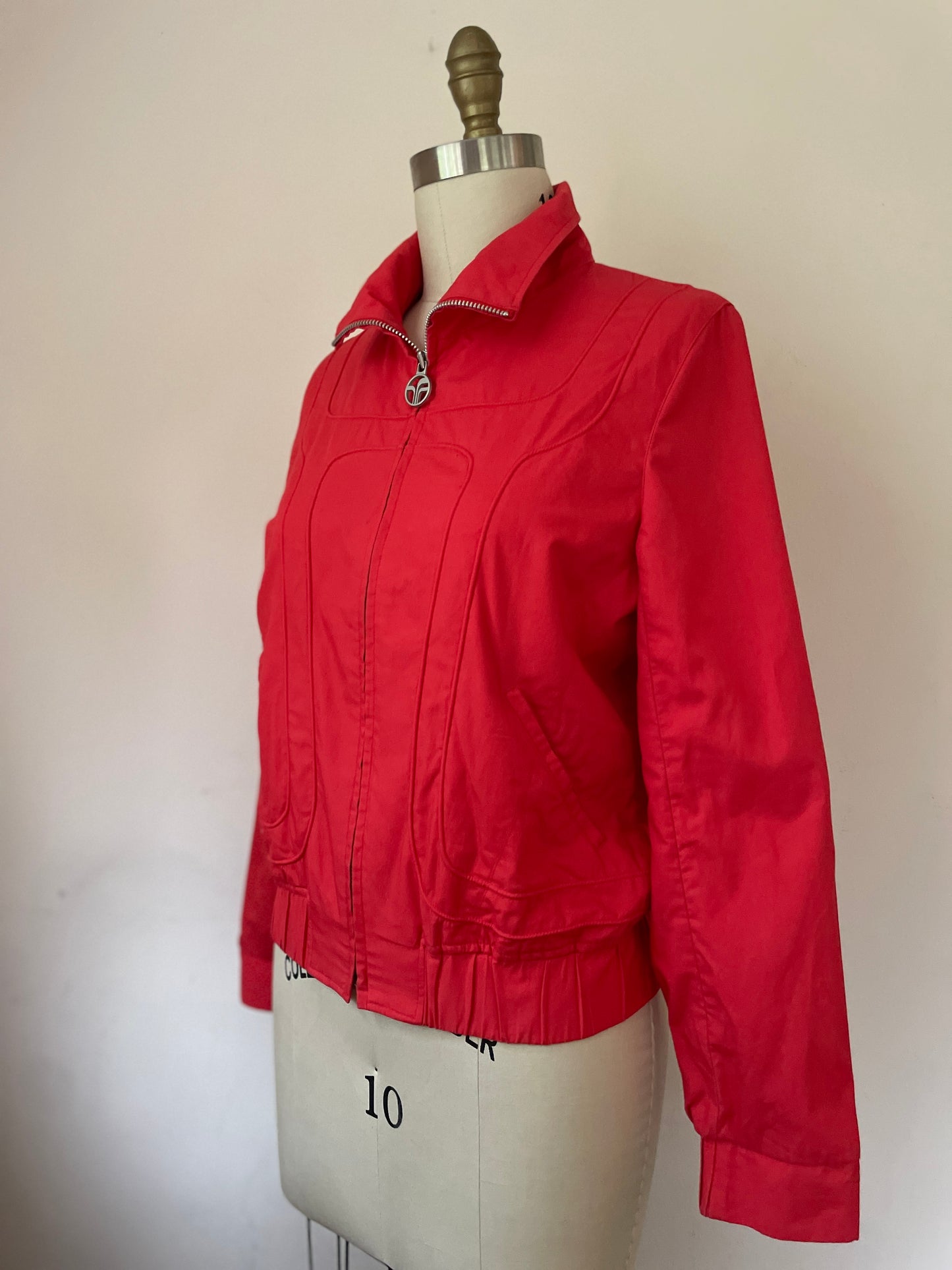 Racecar Red Zip Up Jacket