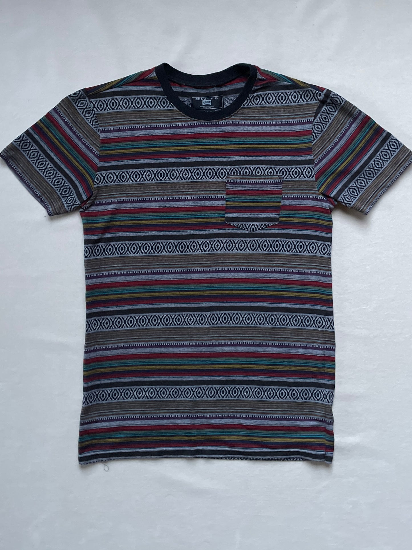 Beautiful Giant Moody Patterened Pocket Tee