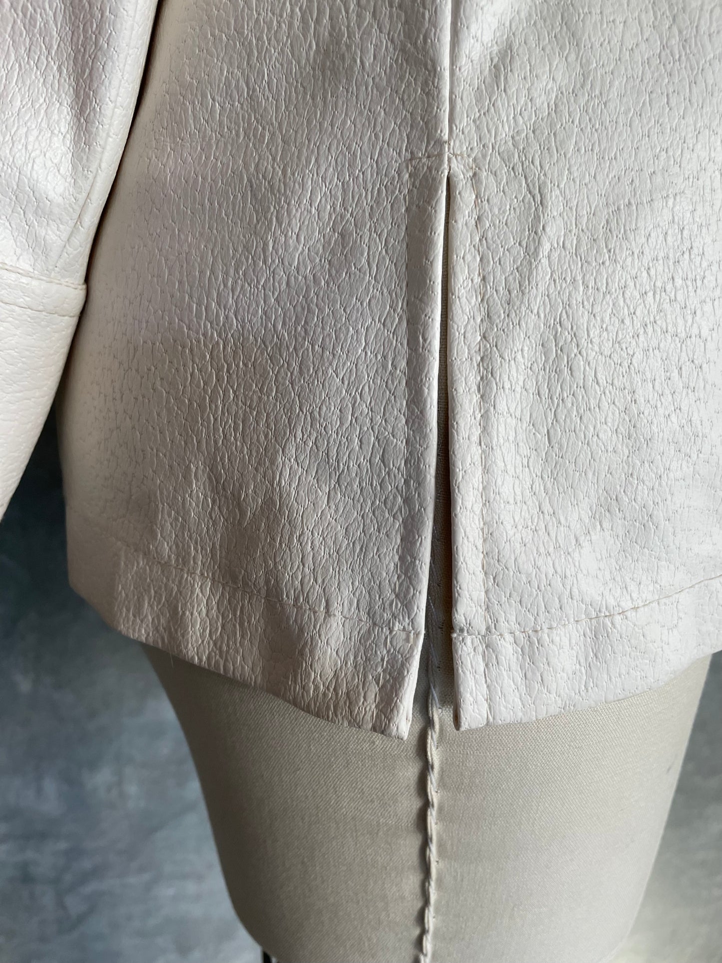Snap Up Pleather Jacket