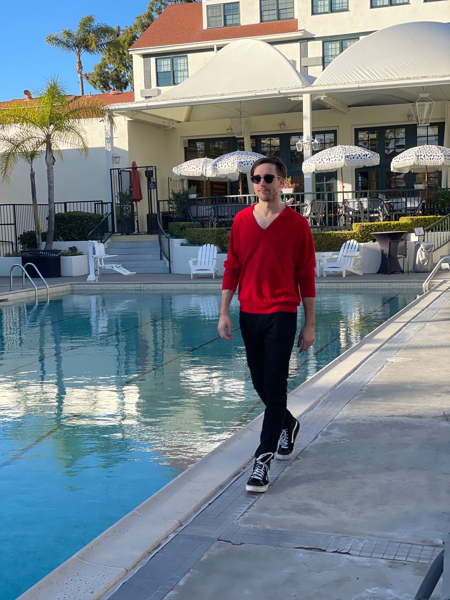 Christian Dior Red Sweater