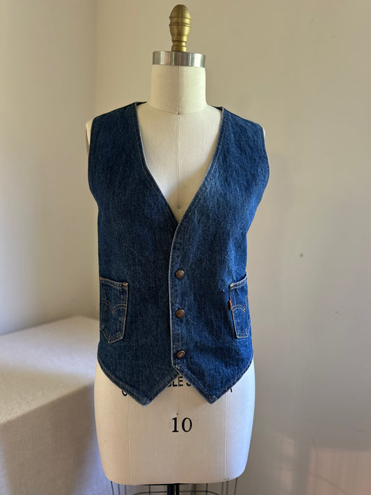 Levi's Denim 3-Snap Up  Vest