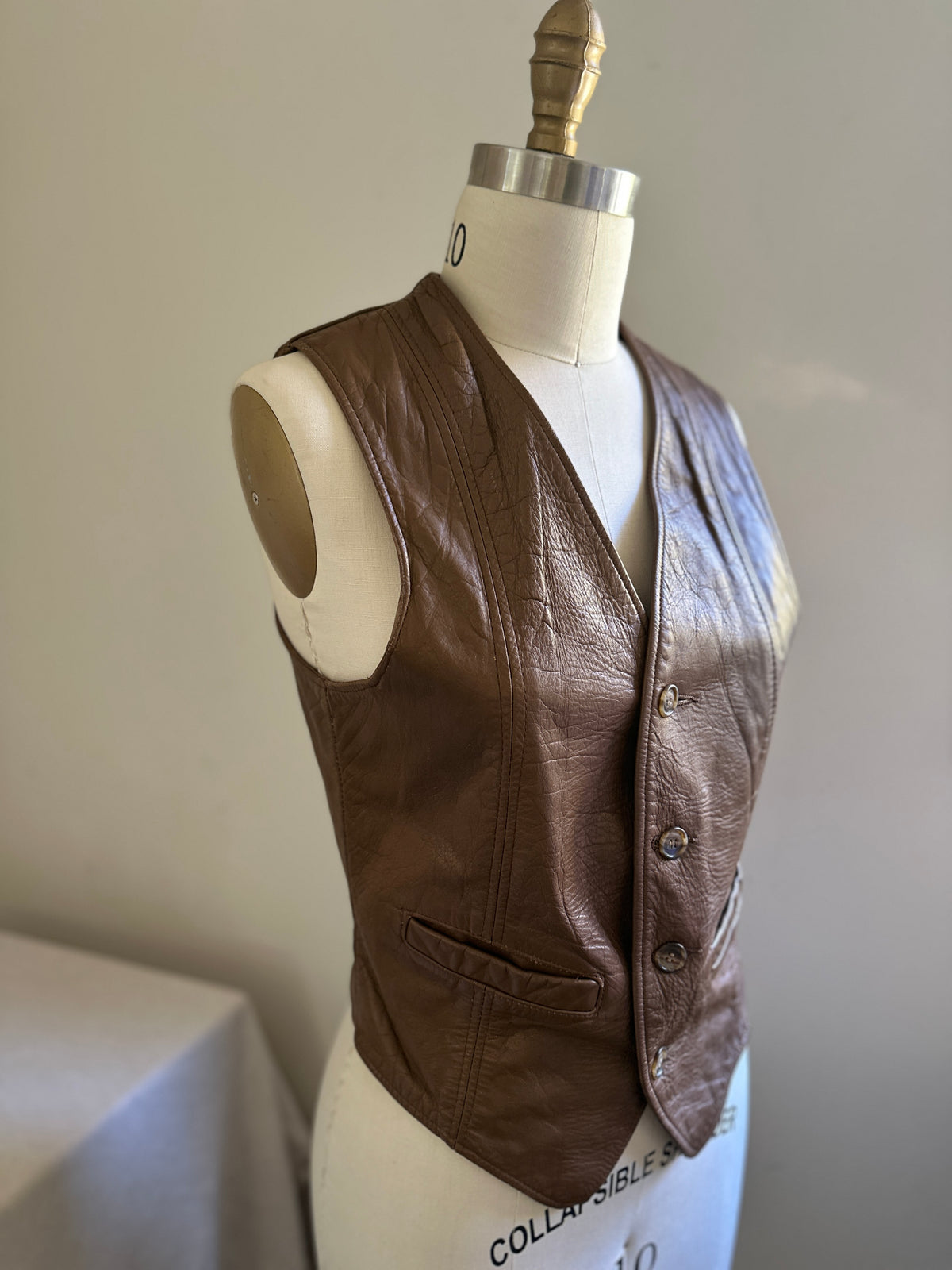 Fidelity Leathers Brown Leather Vest