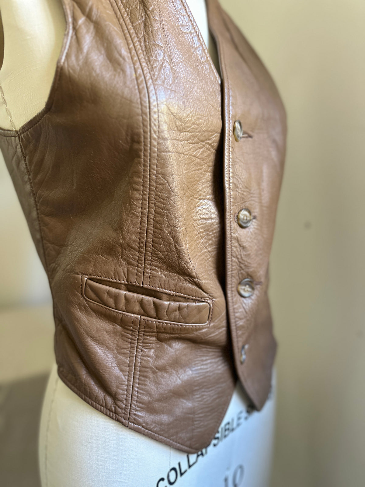 Fidelity Leathers Brown Leather Vest