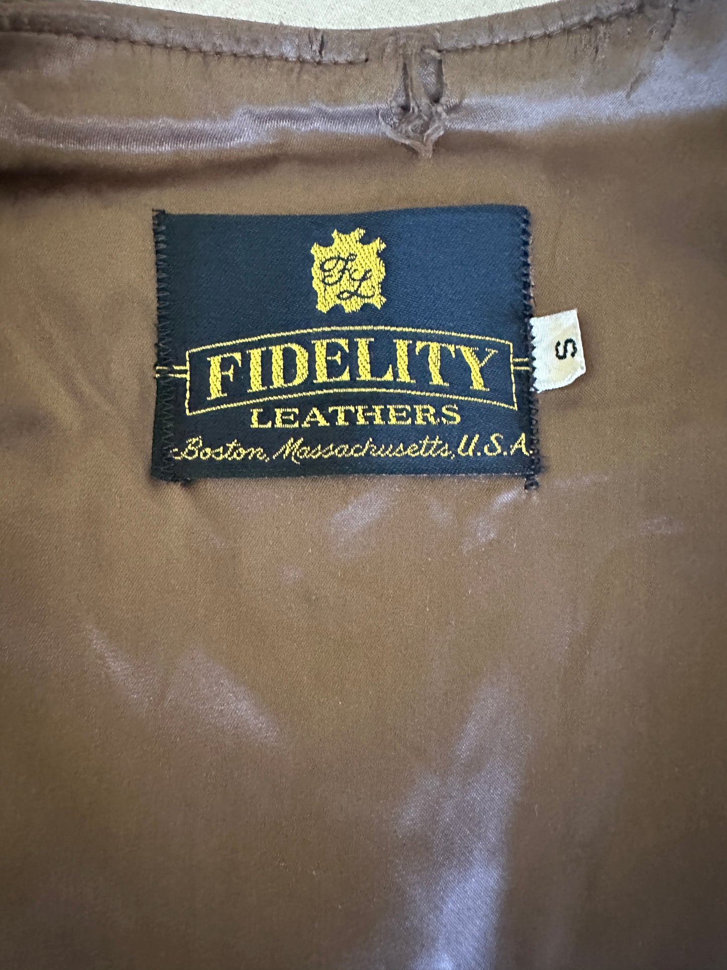 Fidelity Leathers Brown Leather Vest