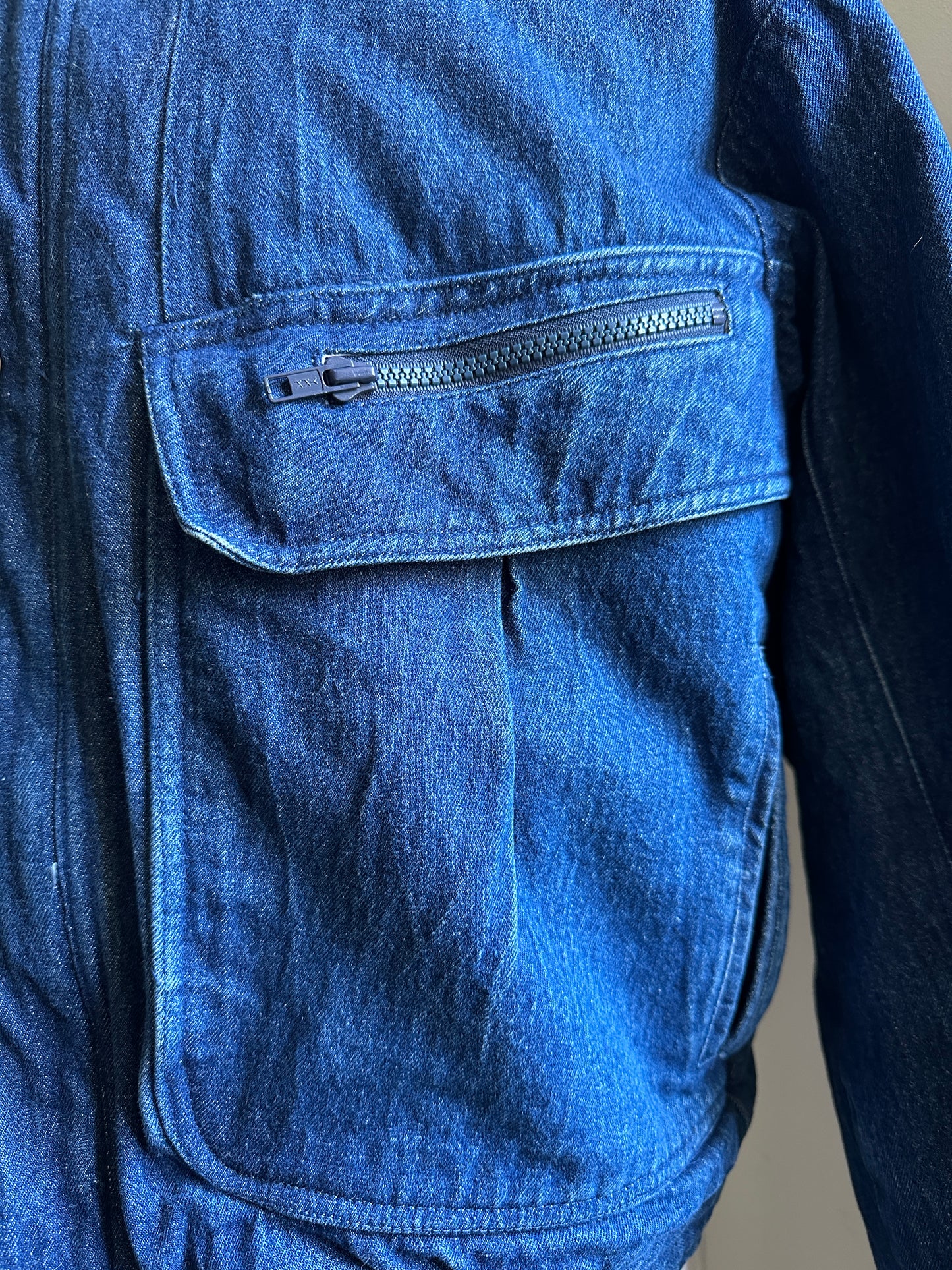 Weather Watcher Denim Zip/Snap Big Pocket Denim