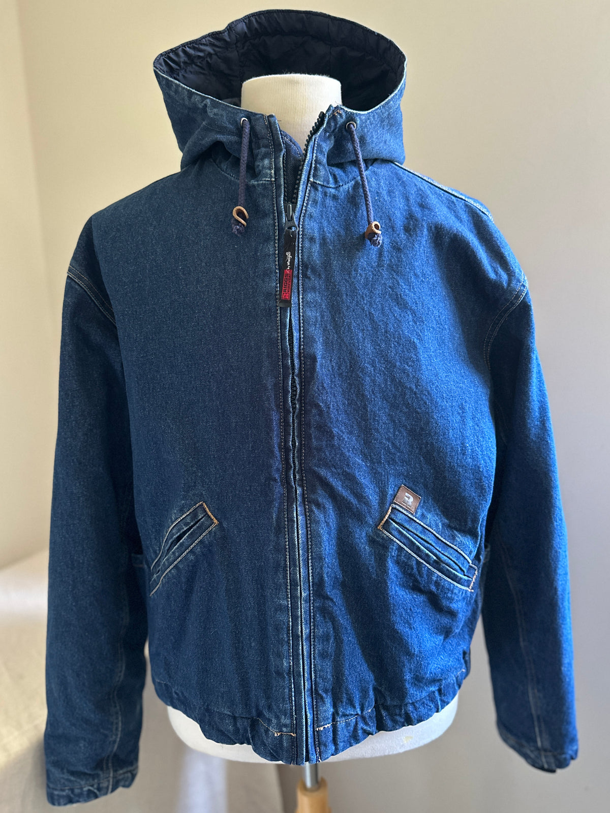 Riggs Workwear by Wrangler Hooded Denim Jacket