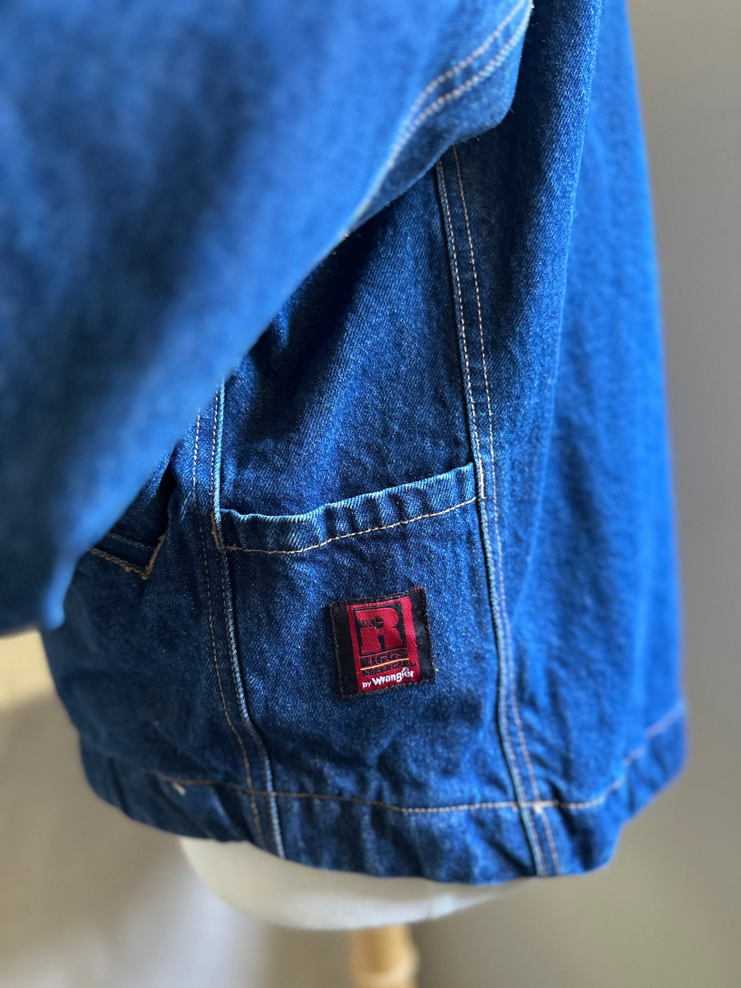 Riggs Workwear by Wrangler Hooded Denim Jacket