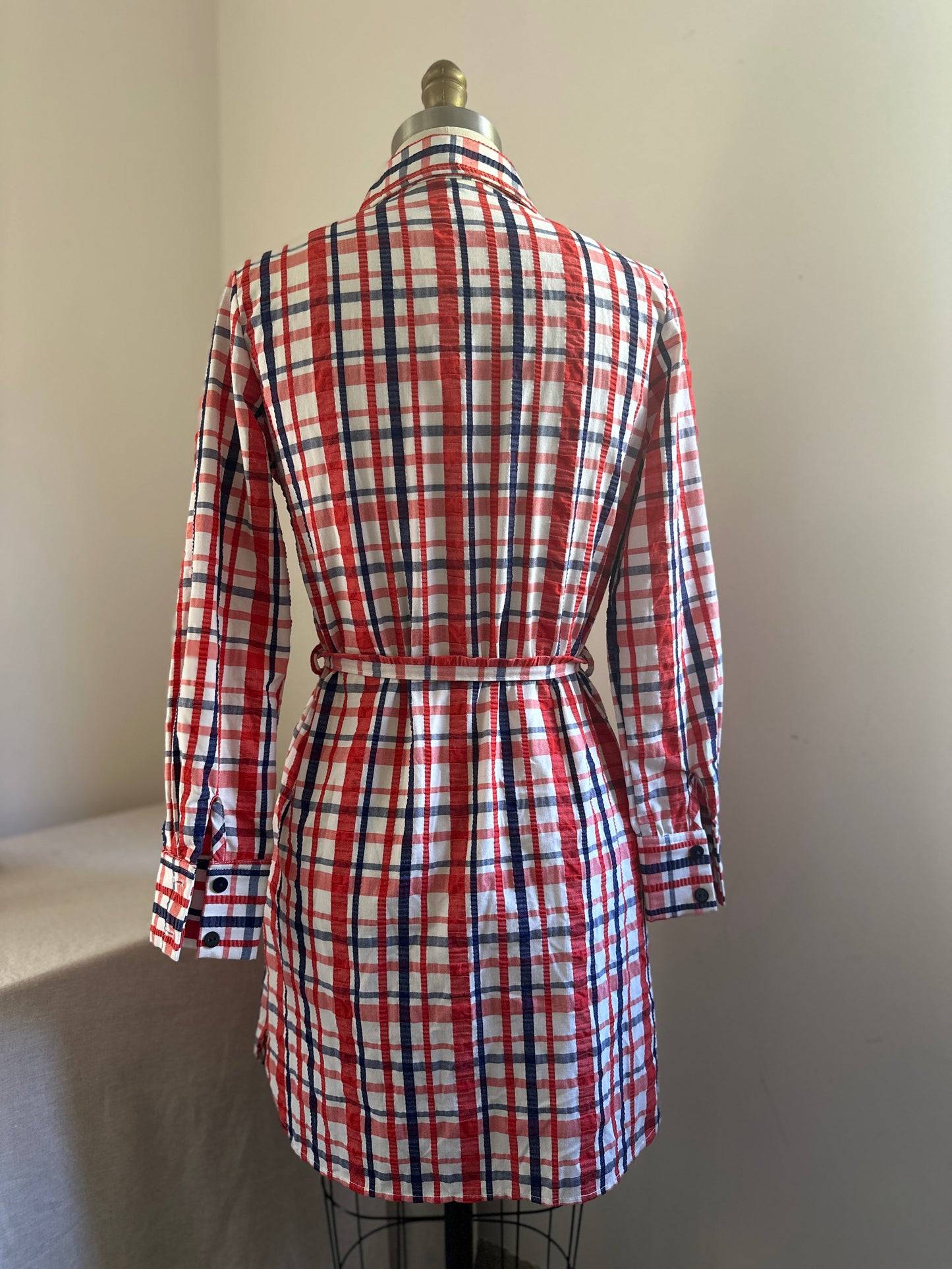 Cracker Barrel Red and Blue Dress