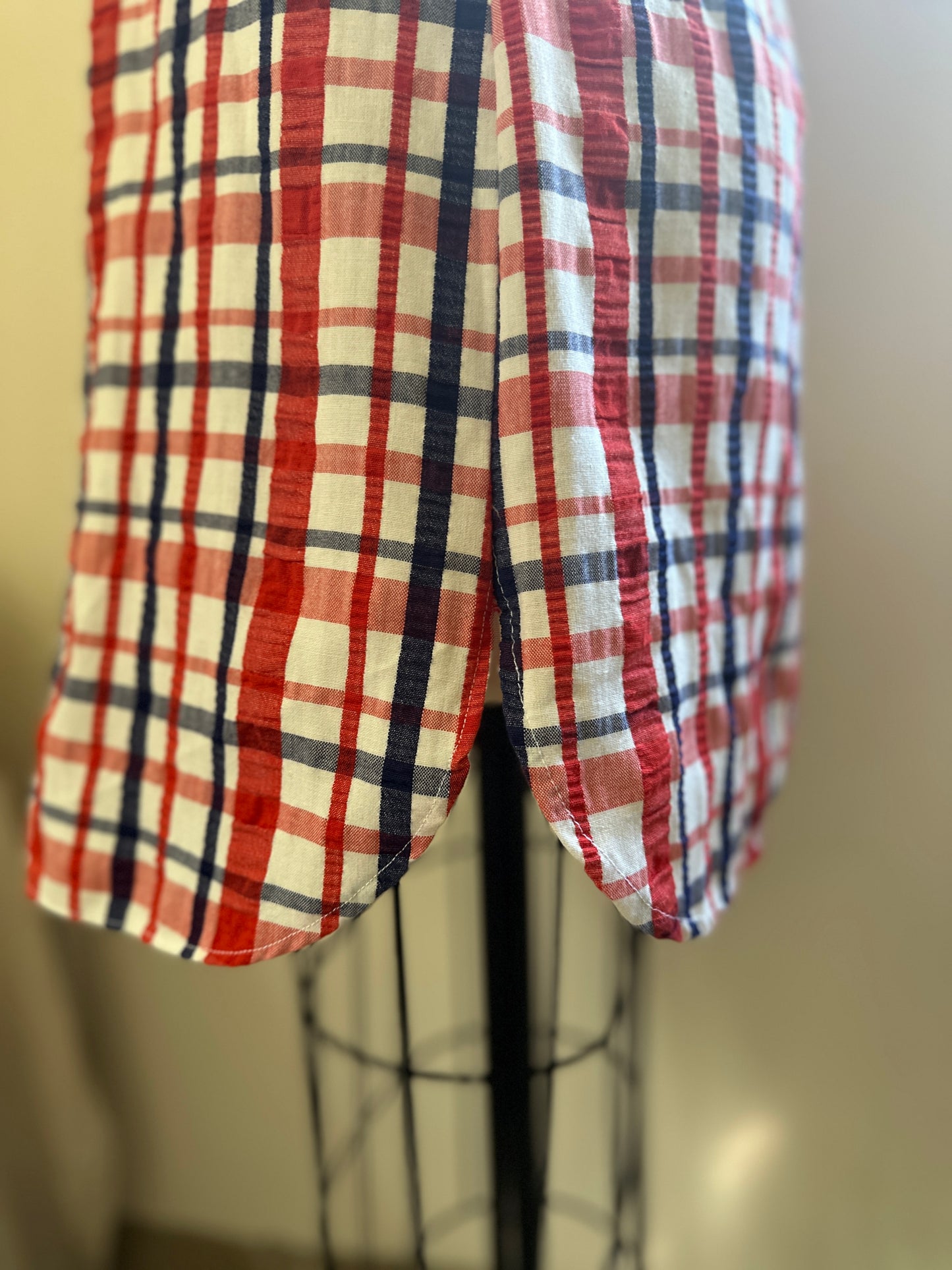 Cracker Barrel Red and Blue Dress