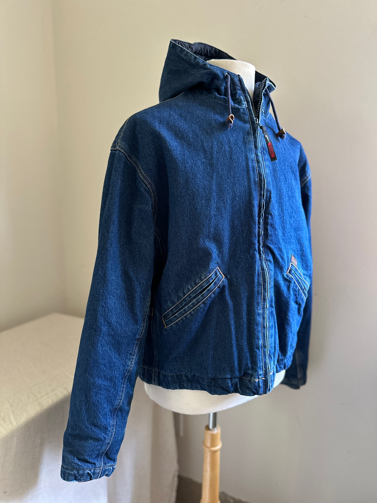 Riggs Workwear by Wrangler Hooded Denim Jacket