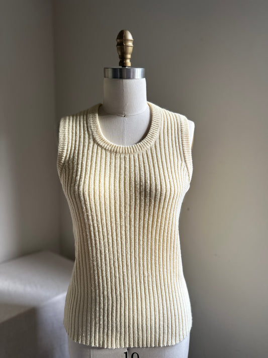 Donald Harrison Cream Sweater Vest