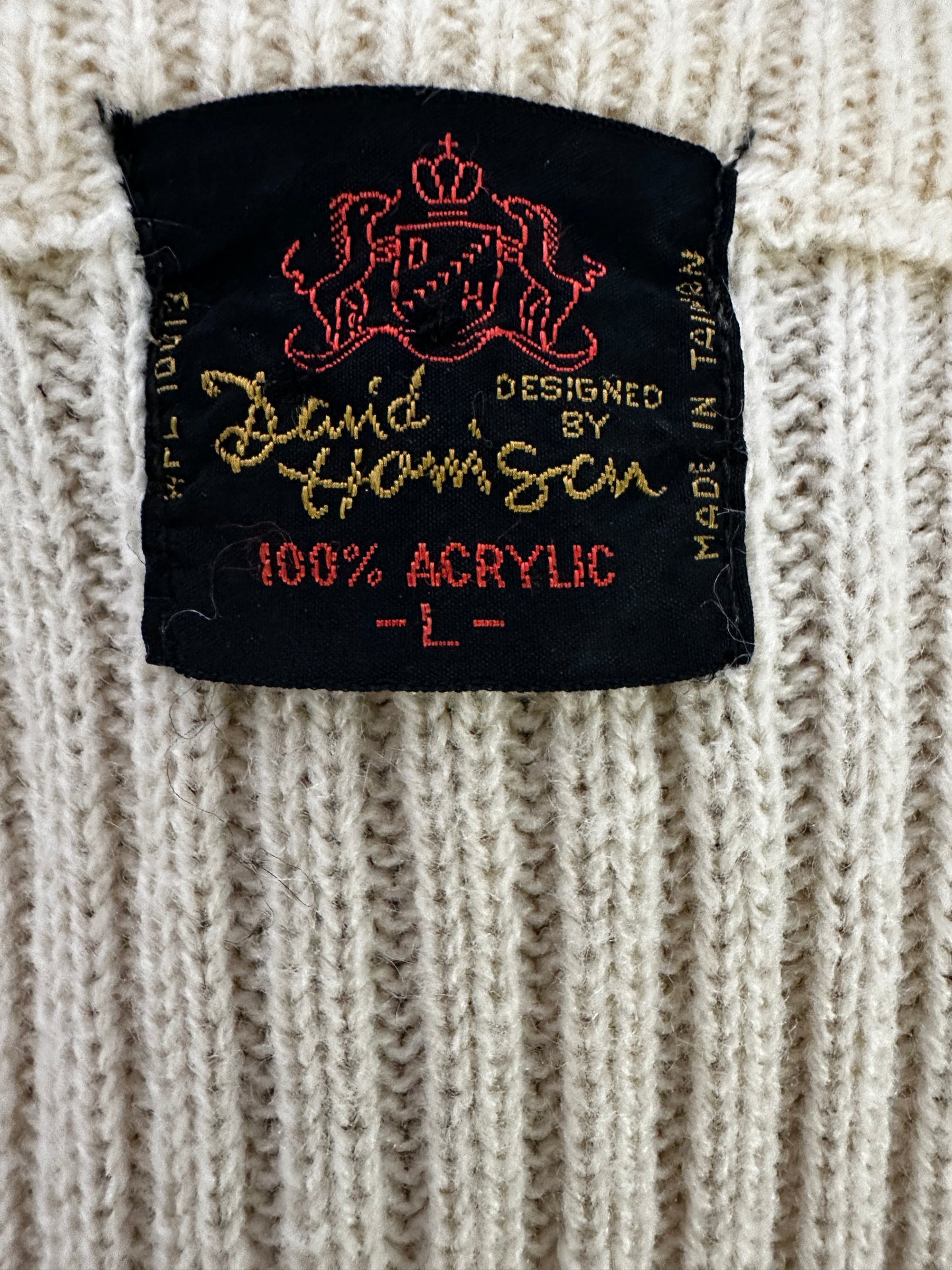 Donald Harrison Cream Sweater Vest