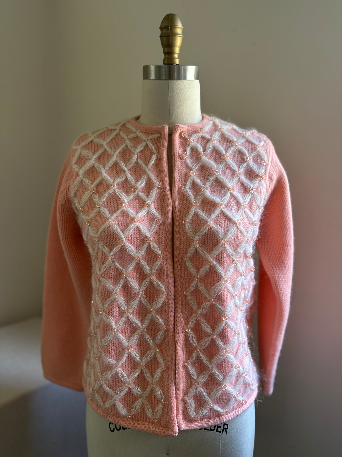 Campus Casuals Pink Beaded Sweater