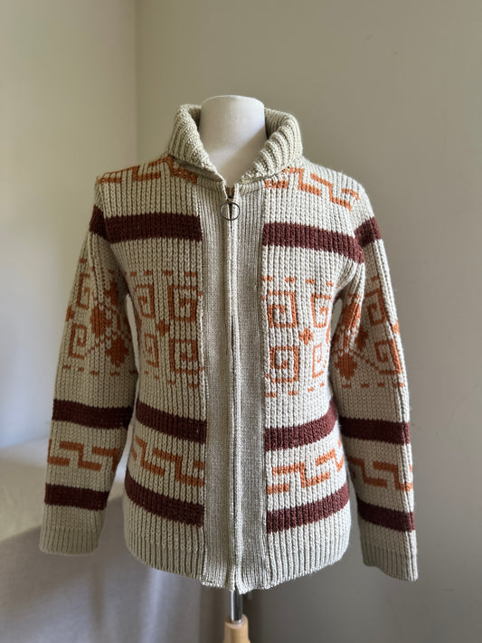 Pendleton 1960's WesterlyWool Zip Up Sweater