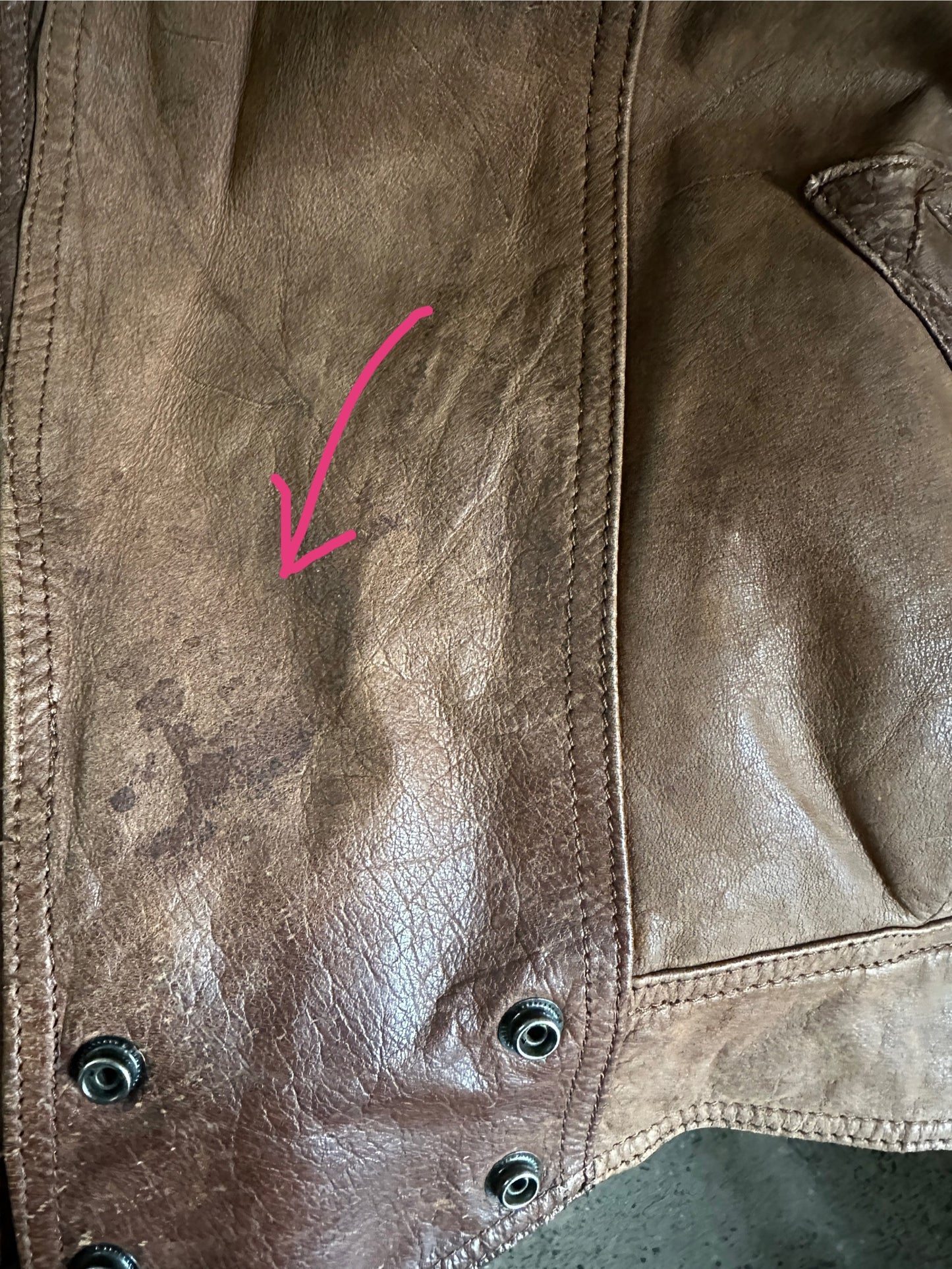 Adventure Bound  Originals Thinsulate Lined Two-Toned Leather Jacket-80's