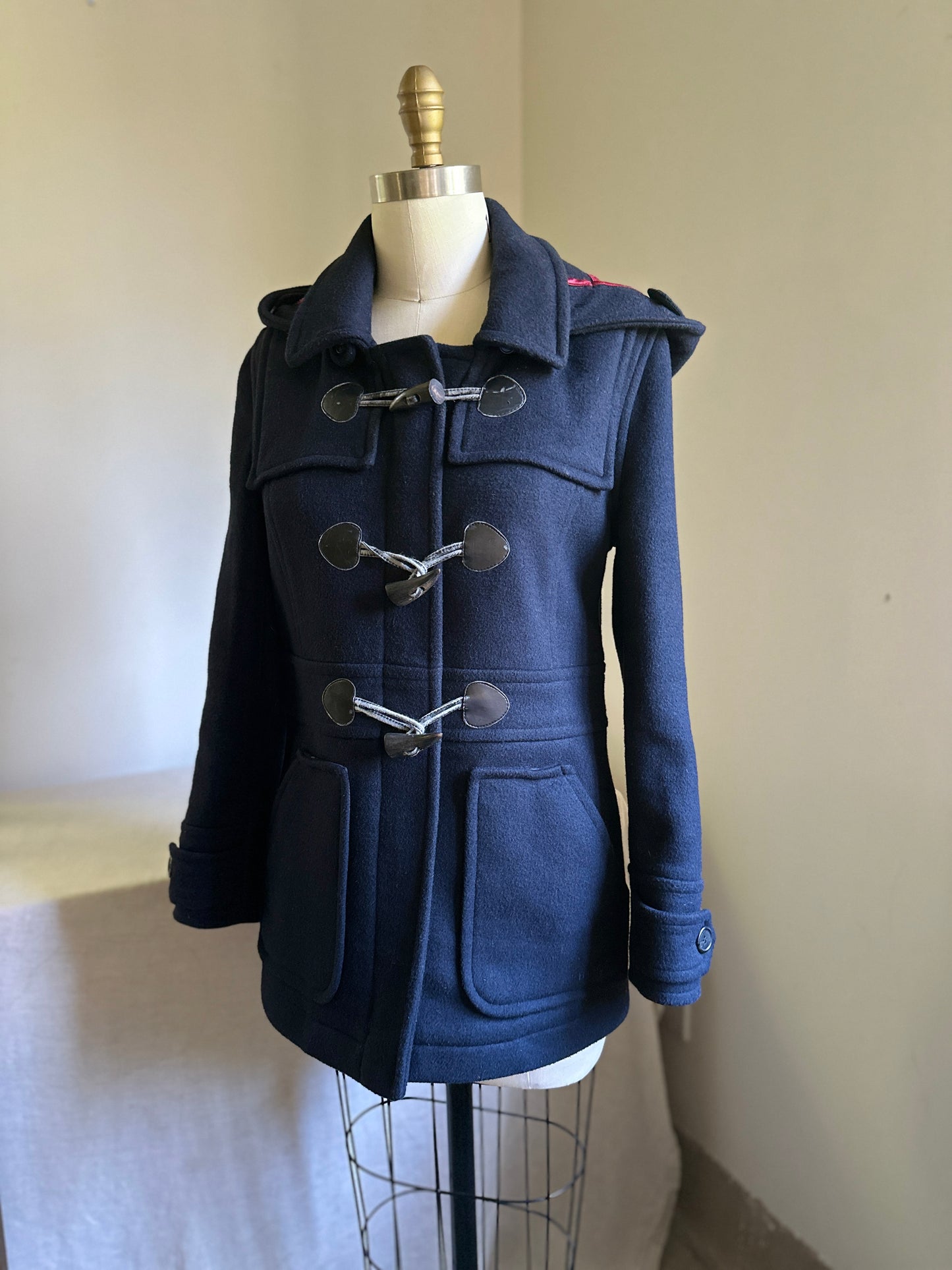 Barbour Navy Blue Pea Coat