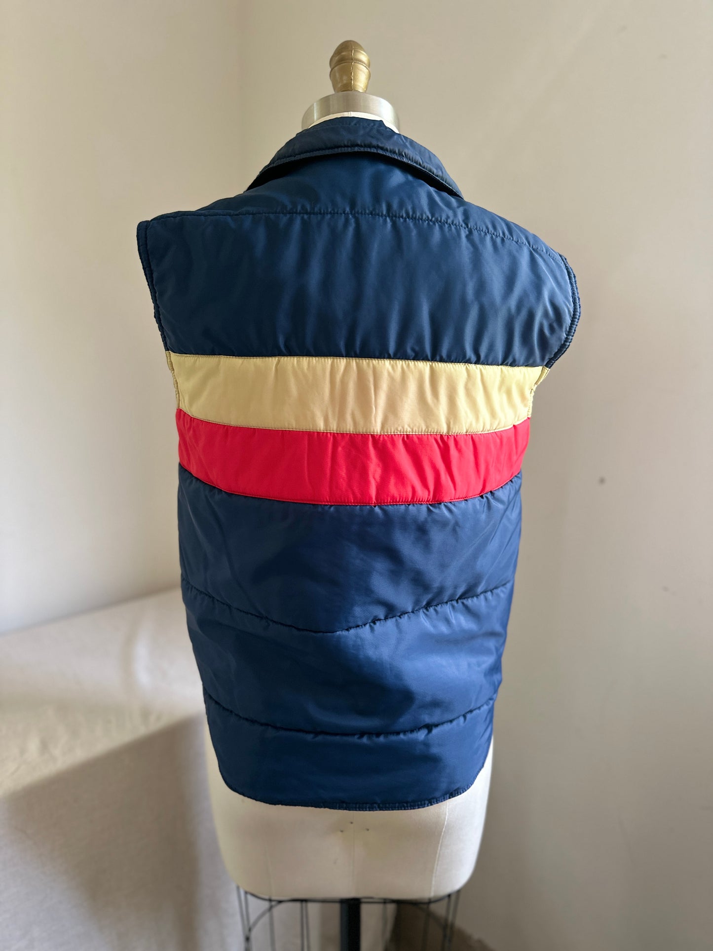 Current Seen Blue, Red, Yellow Puffy Vest