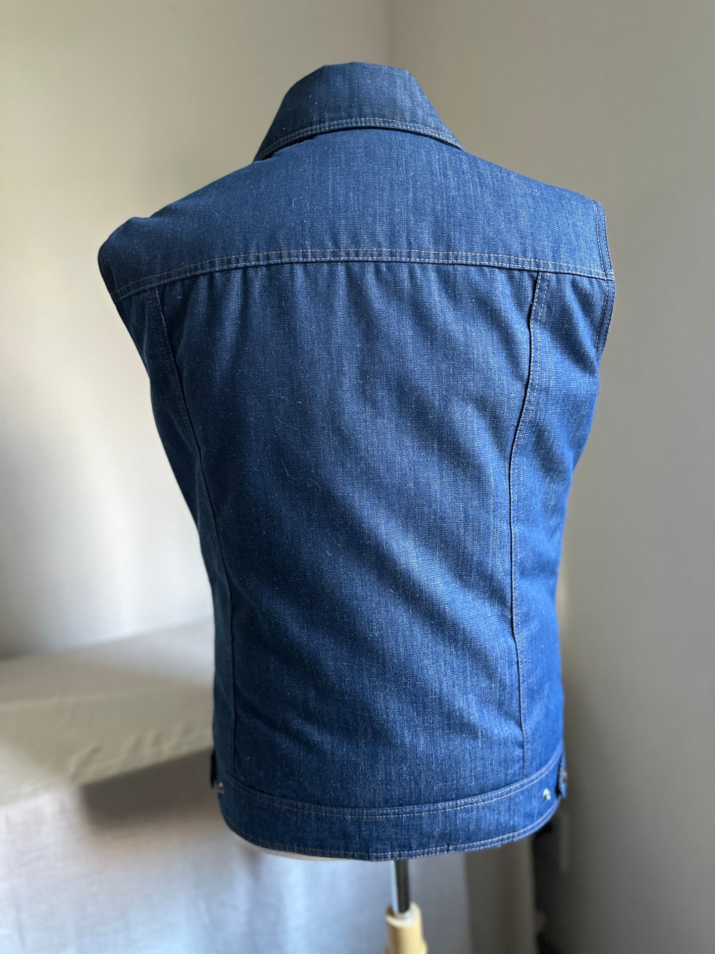 Levi's Orange Tab Ski Levi's Denim Goose Down Filled Ski Vest