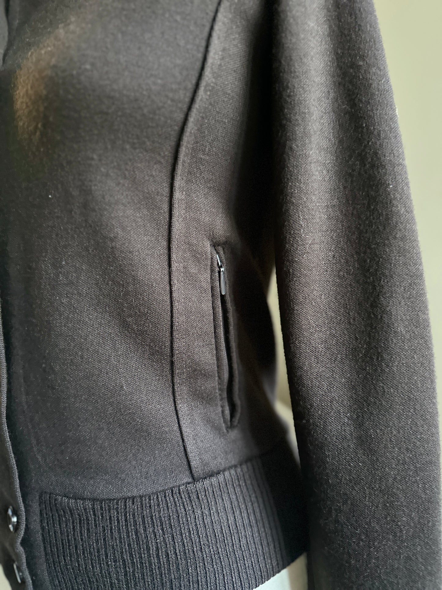 Luippold Brown Button Up Wool Sweater