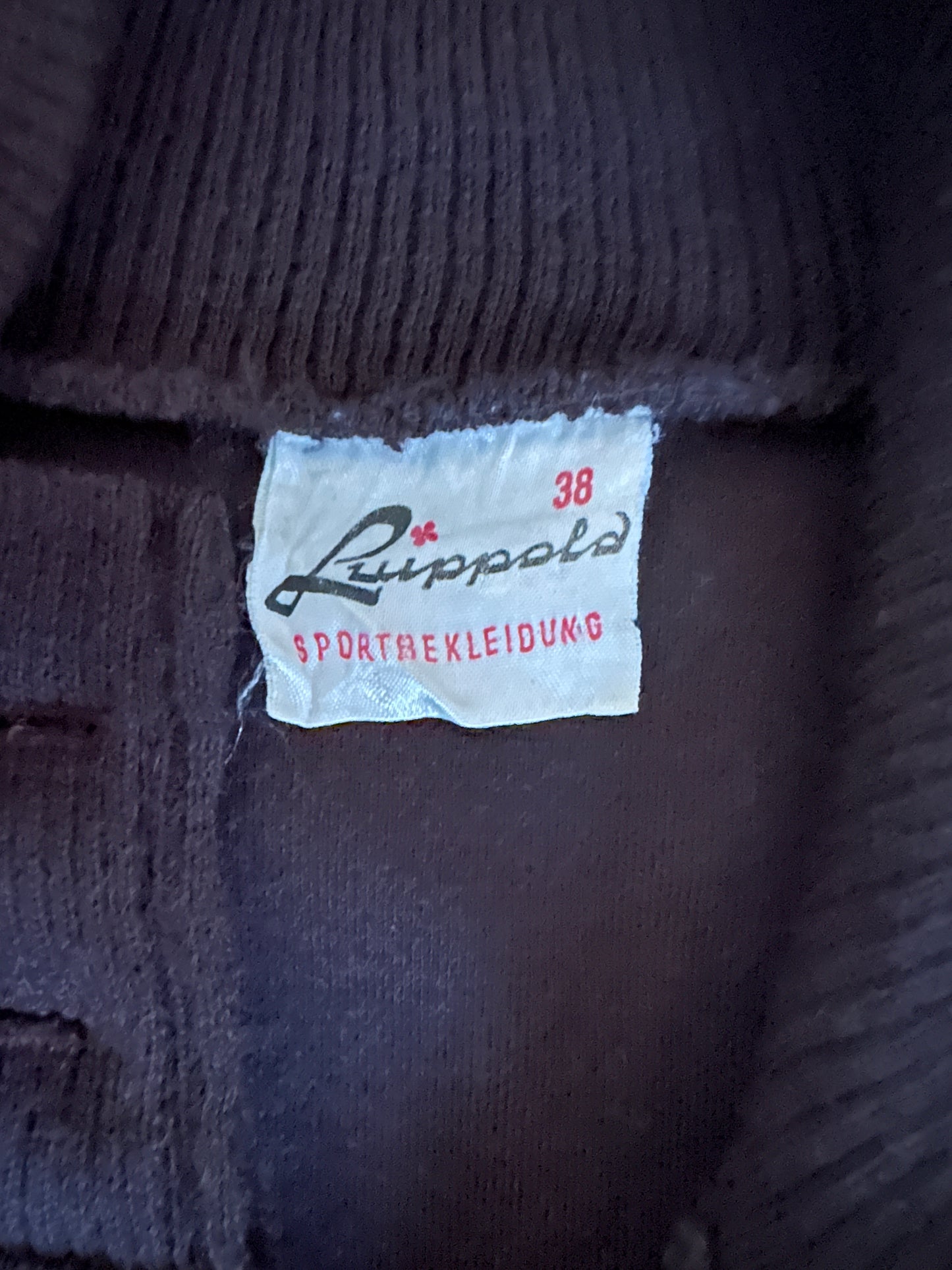 Luippold Brown Button Up Wool Sweater