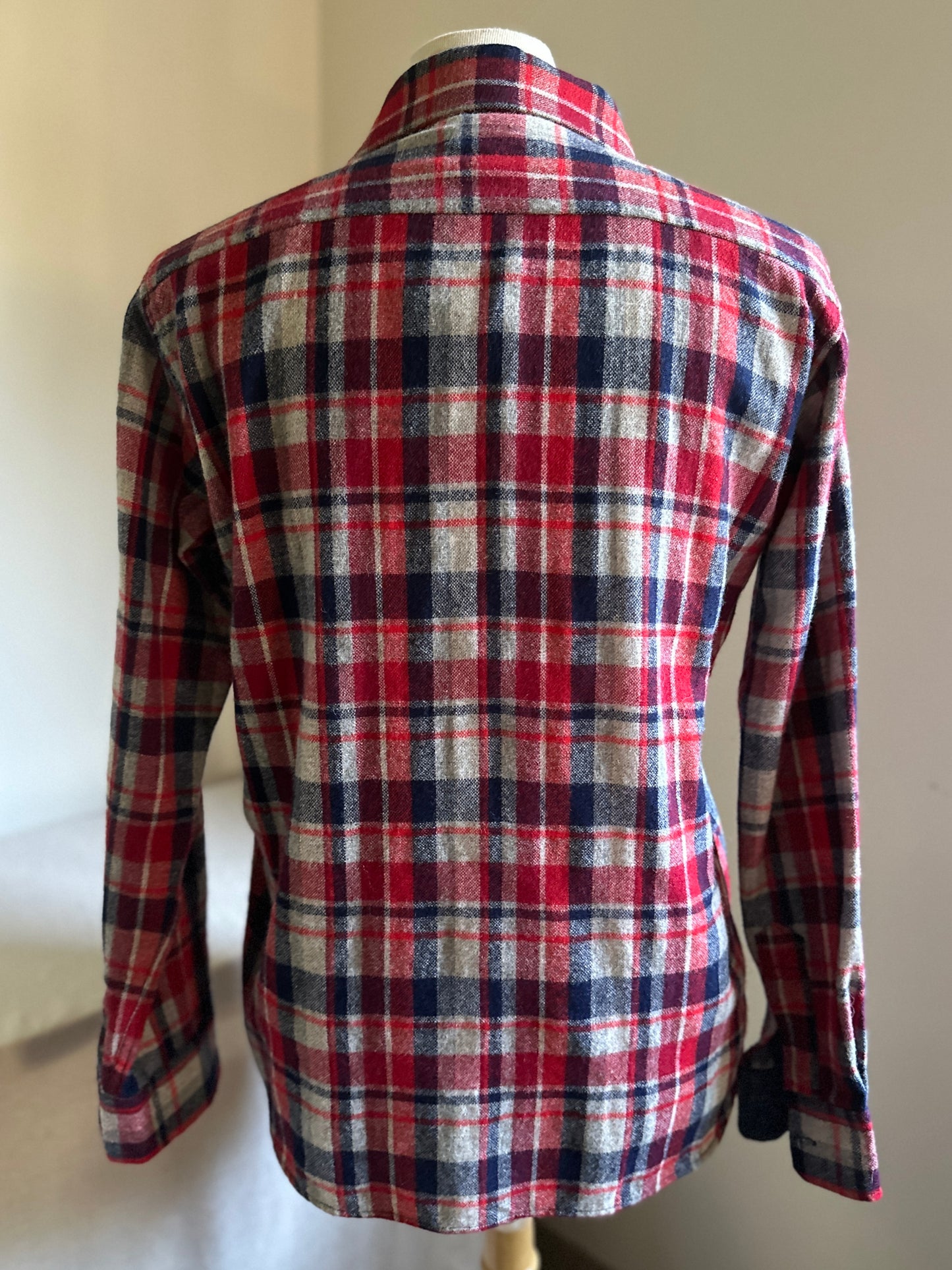 King's Road Plaid Wool Shirt