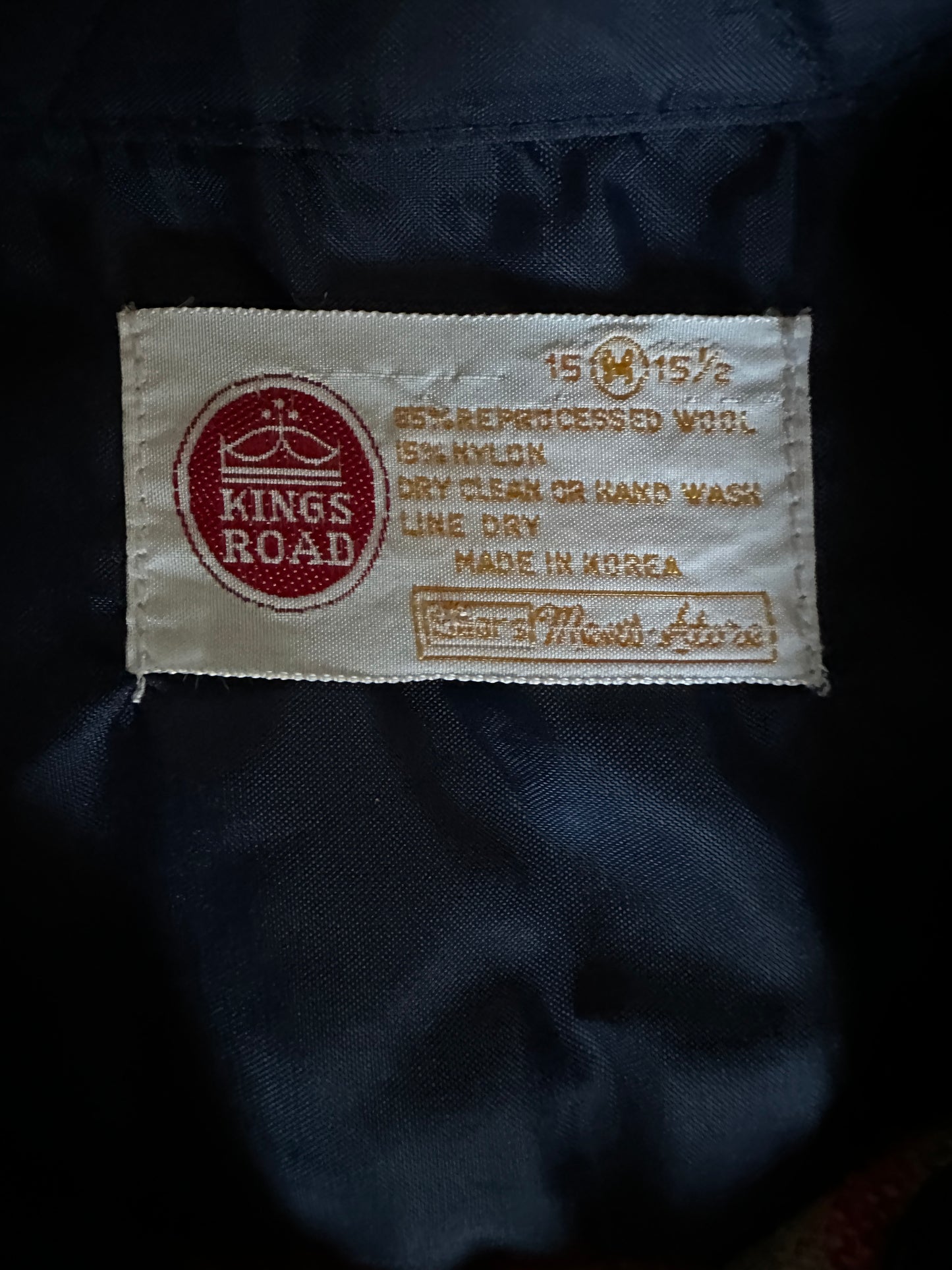 King's Road Plaid Wool Shirt