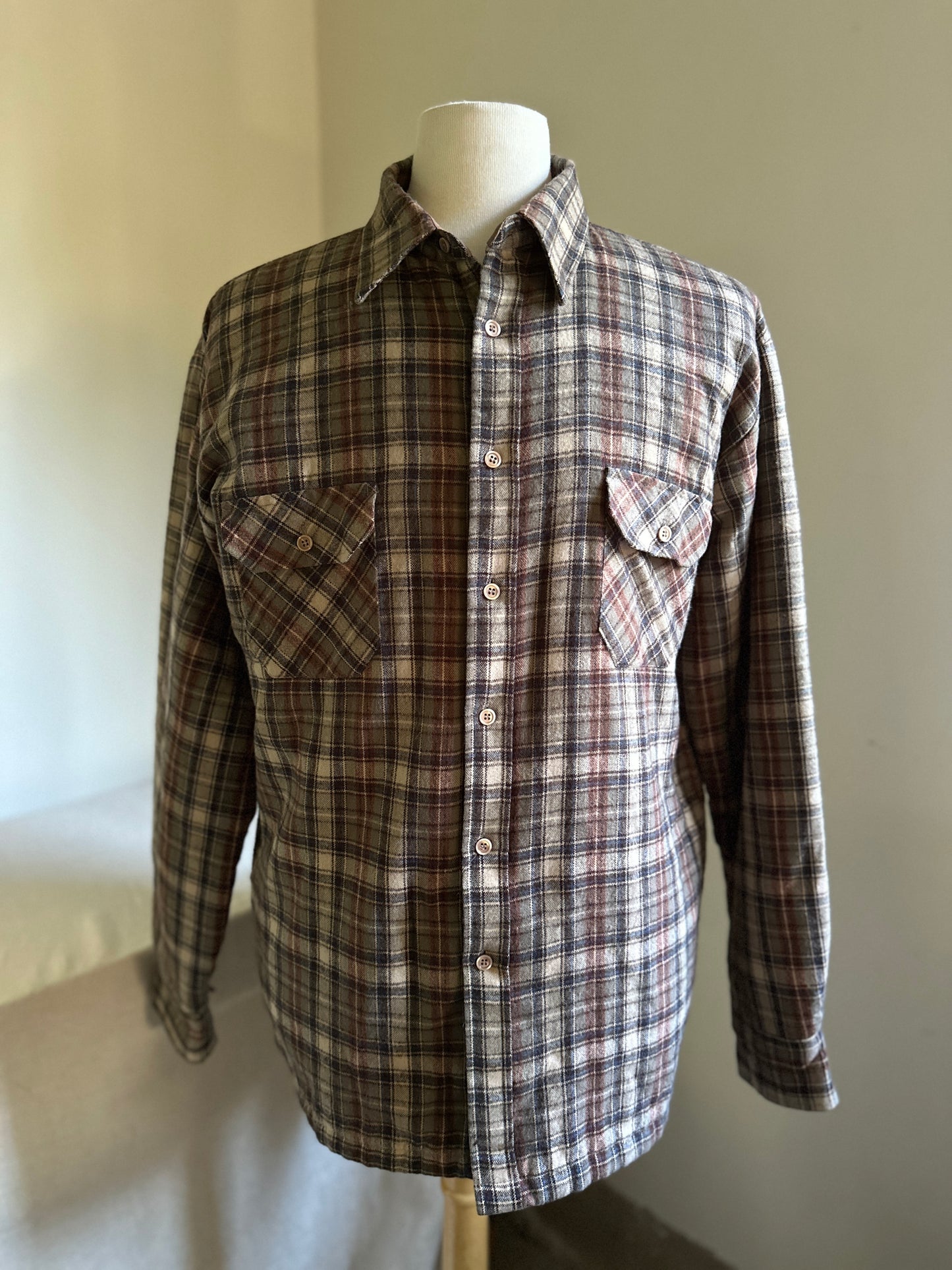 Nofade Quilted Flannel Jacket