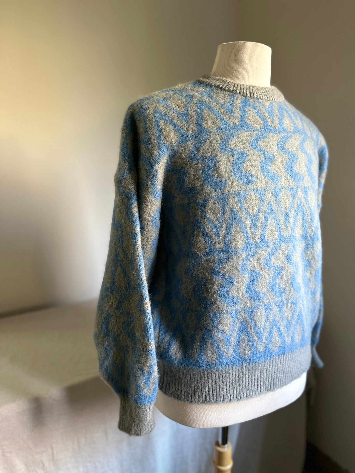 Samband of Iceland Sky Blue Wool Sweater
