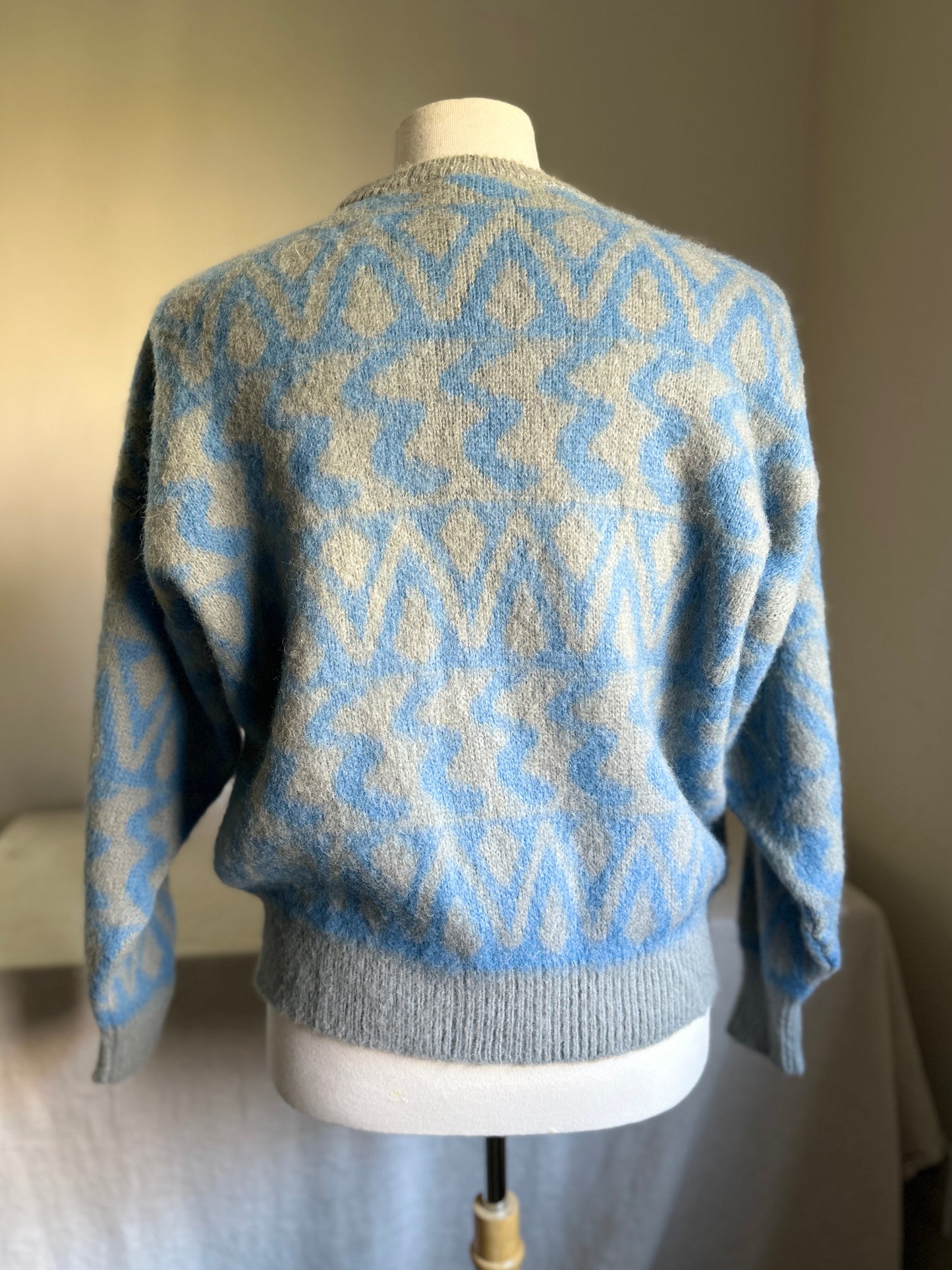 Samband of Iceland Sky Blue Wool Sweater