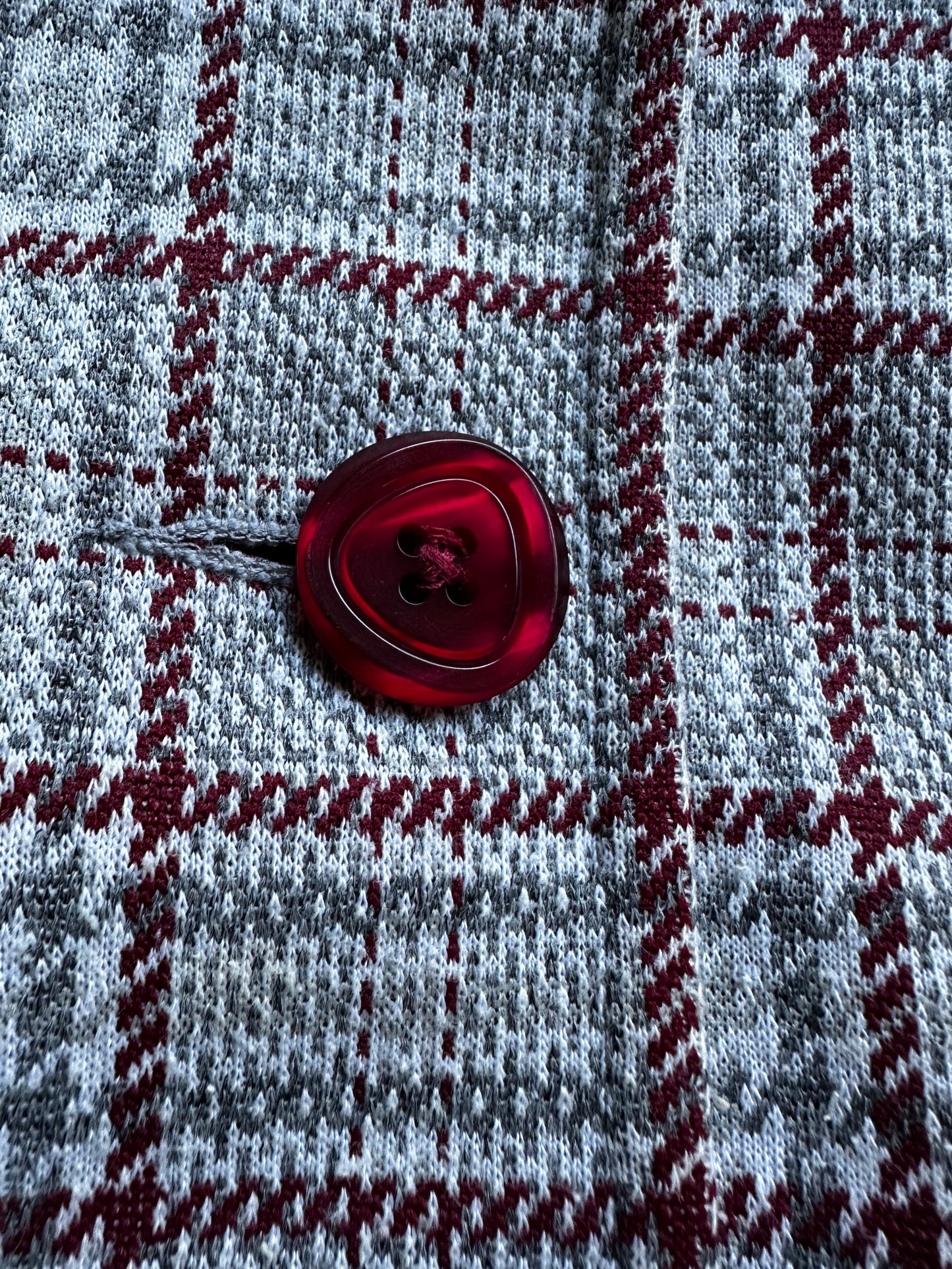 Koortron by Koret of California Gray Plaid Jacket