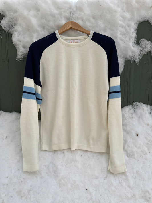 Jantzen White Ski Sweater