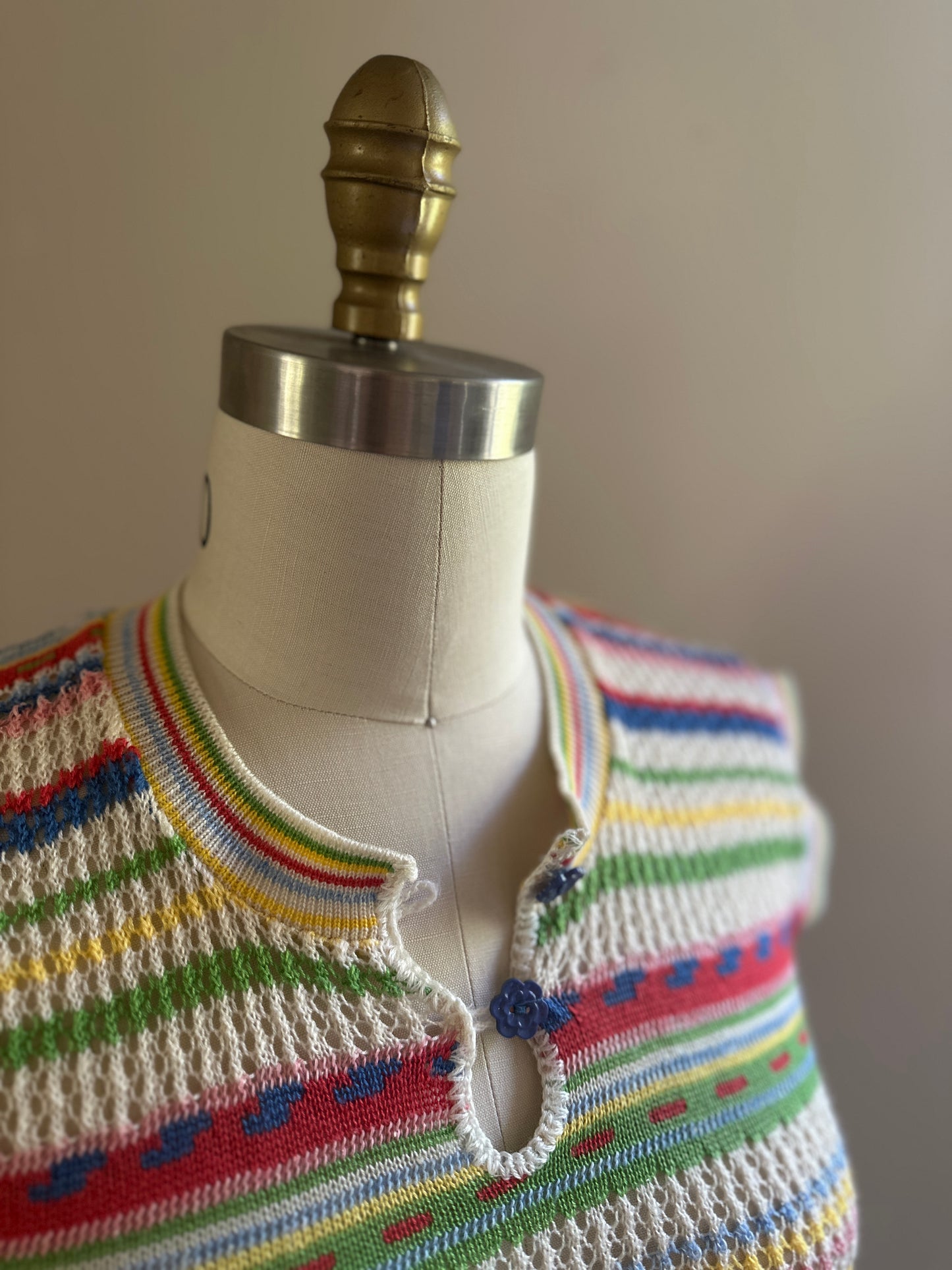 Pandora Crochet Rainbow Short Sleeve
