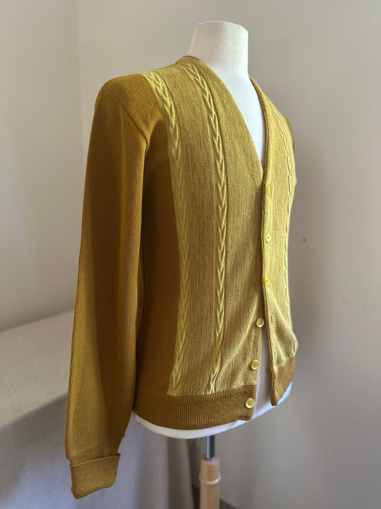 Orlon by Campus Mustard Yellow Cardigan  Sweater