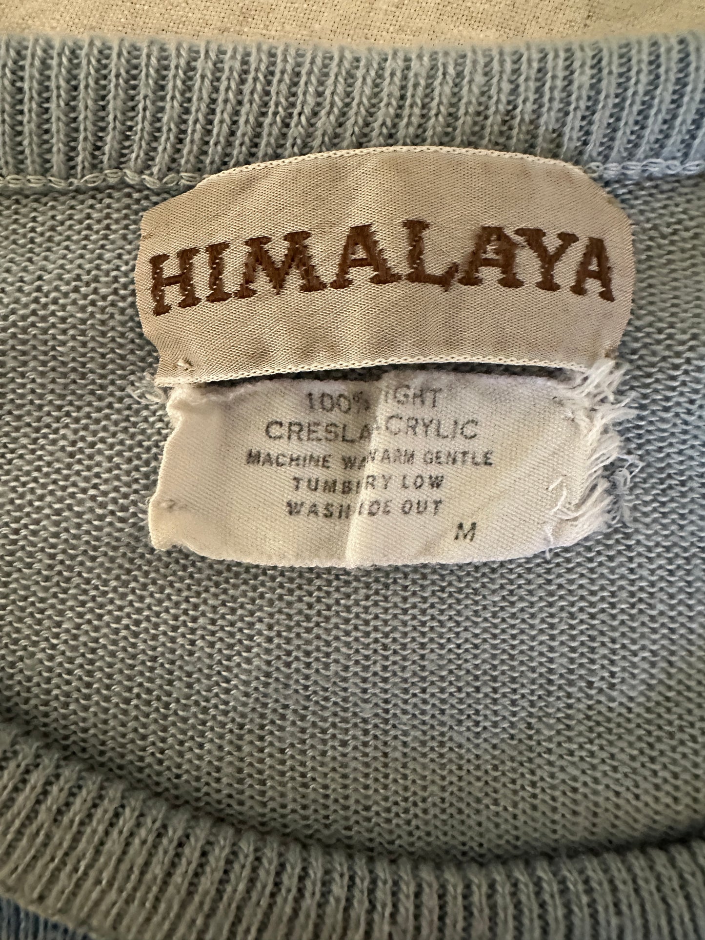 Himalaya Blue Baby Blue Zebra Sweater