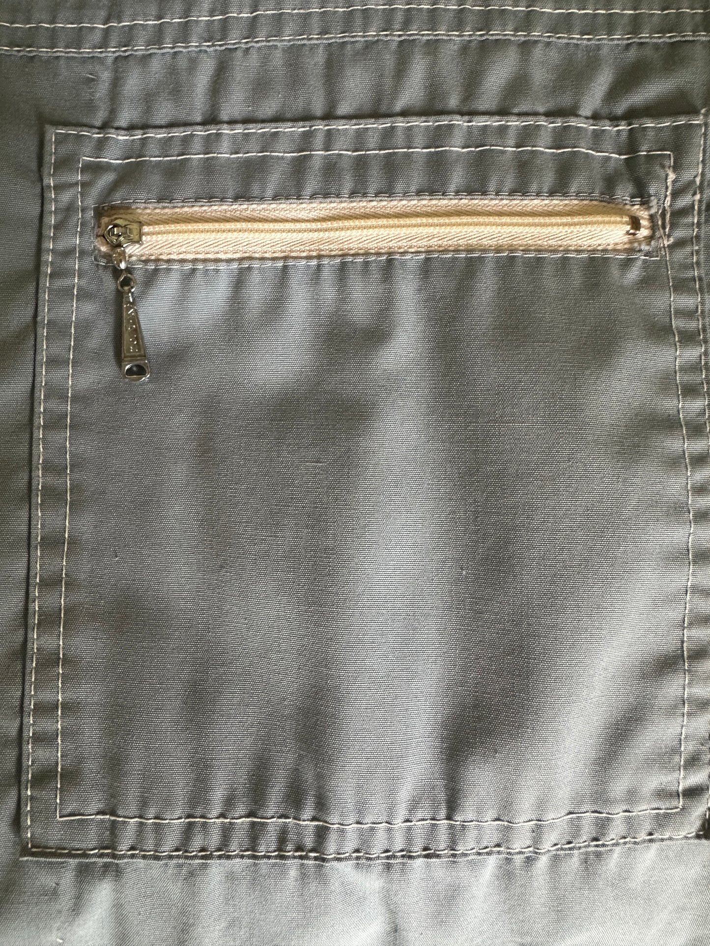 Crownley Dusty Blue Snap Up Chore Jacket